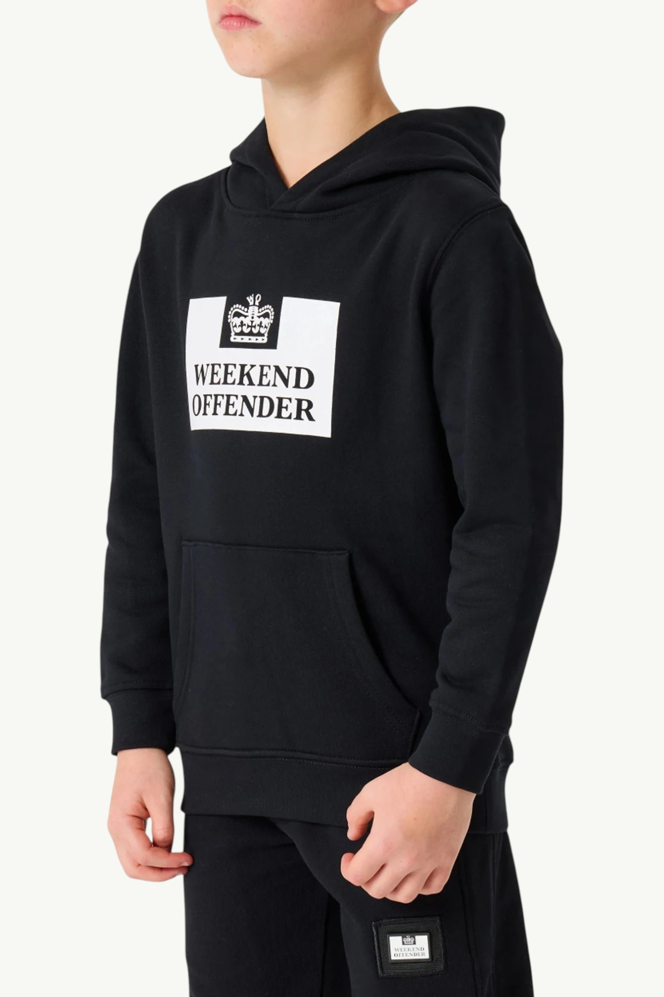 weekend-offender-kids-hm-service-classic-hoodie-black-KIDSHDAW2207-1 Weekend Offender Kids HM Service Classic Hoodie Black KIDSHDAW2207-BLACK