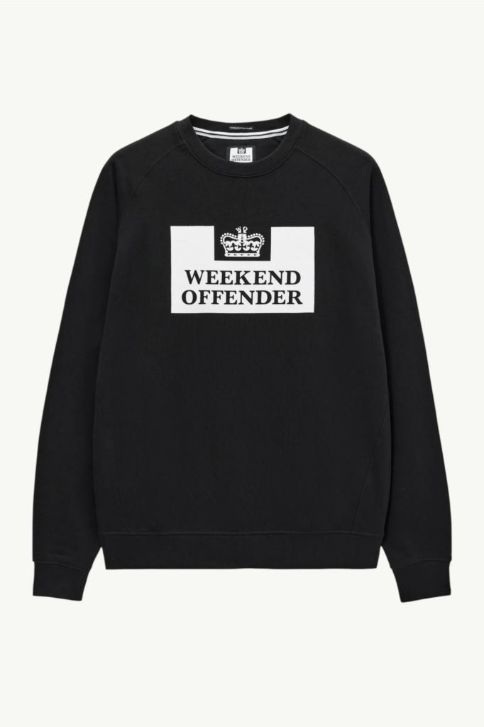 Weekend Offender Penitentiary Classic Sweatshirt Black WOSW370