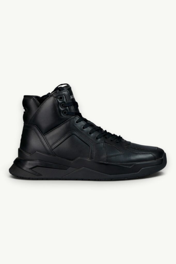 Balmain ‘B-BALL’ High-Top Sneakers In Black SM0C173-L014
