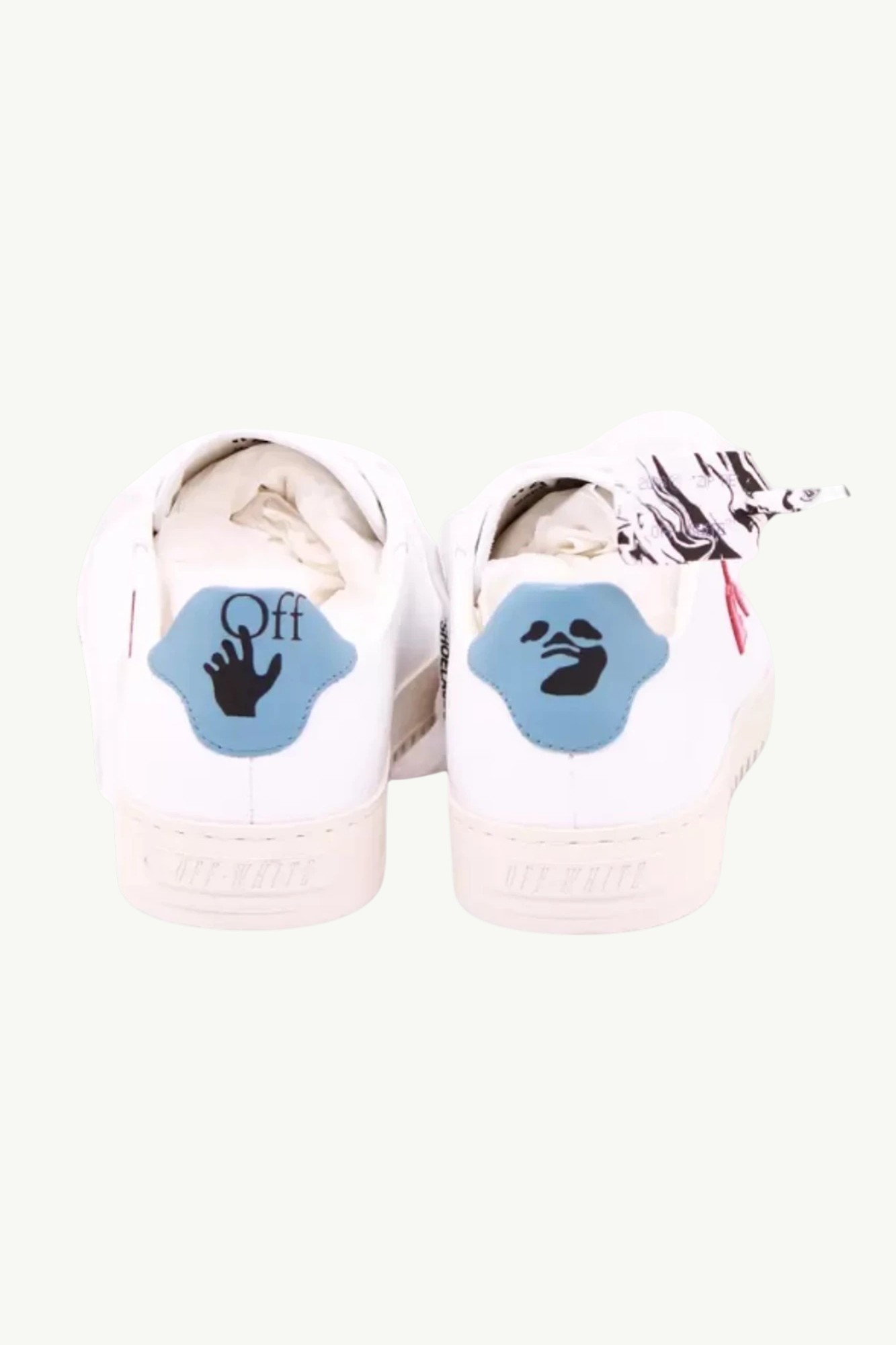 Off-White 2.0 Sneaker Calf Leather White Red, арт. OMIA042R21LEA0020125