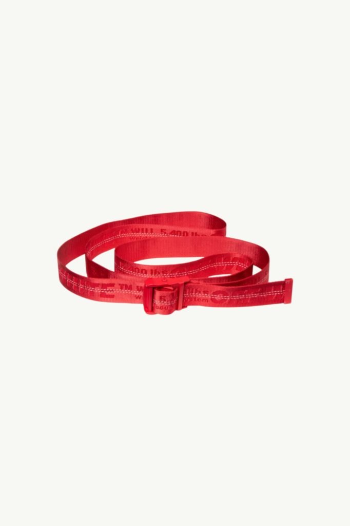 Off-White Classic Industrial Belt Red OWRB009S20FAB0012525