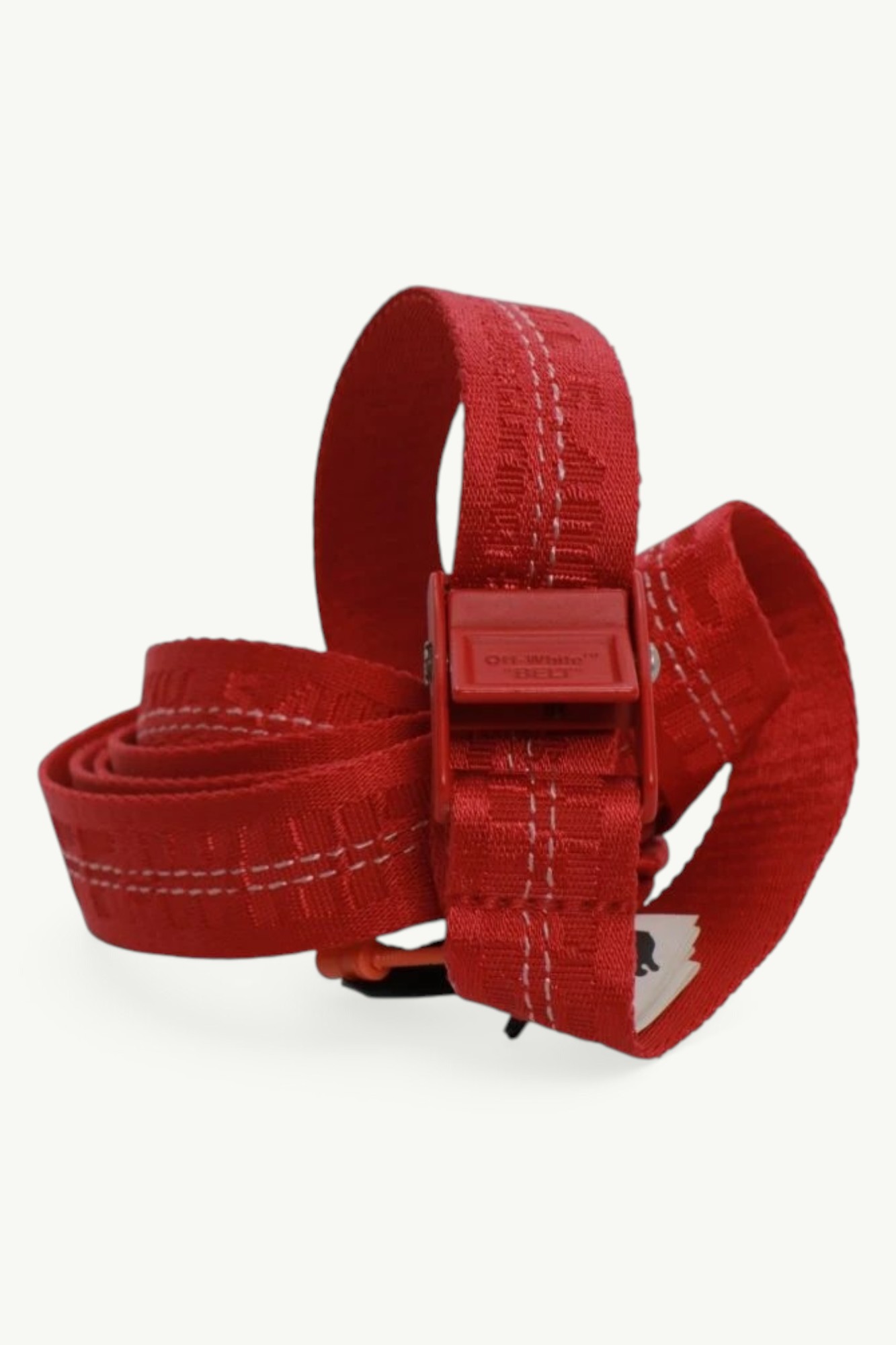 Off-White Classic Industrial Belt Red OWRB009S20FAB0012525