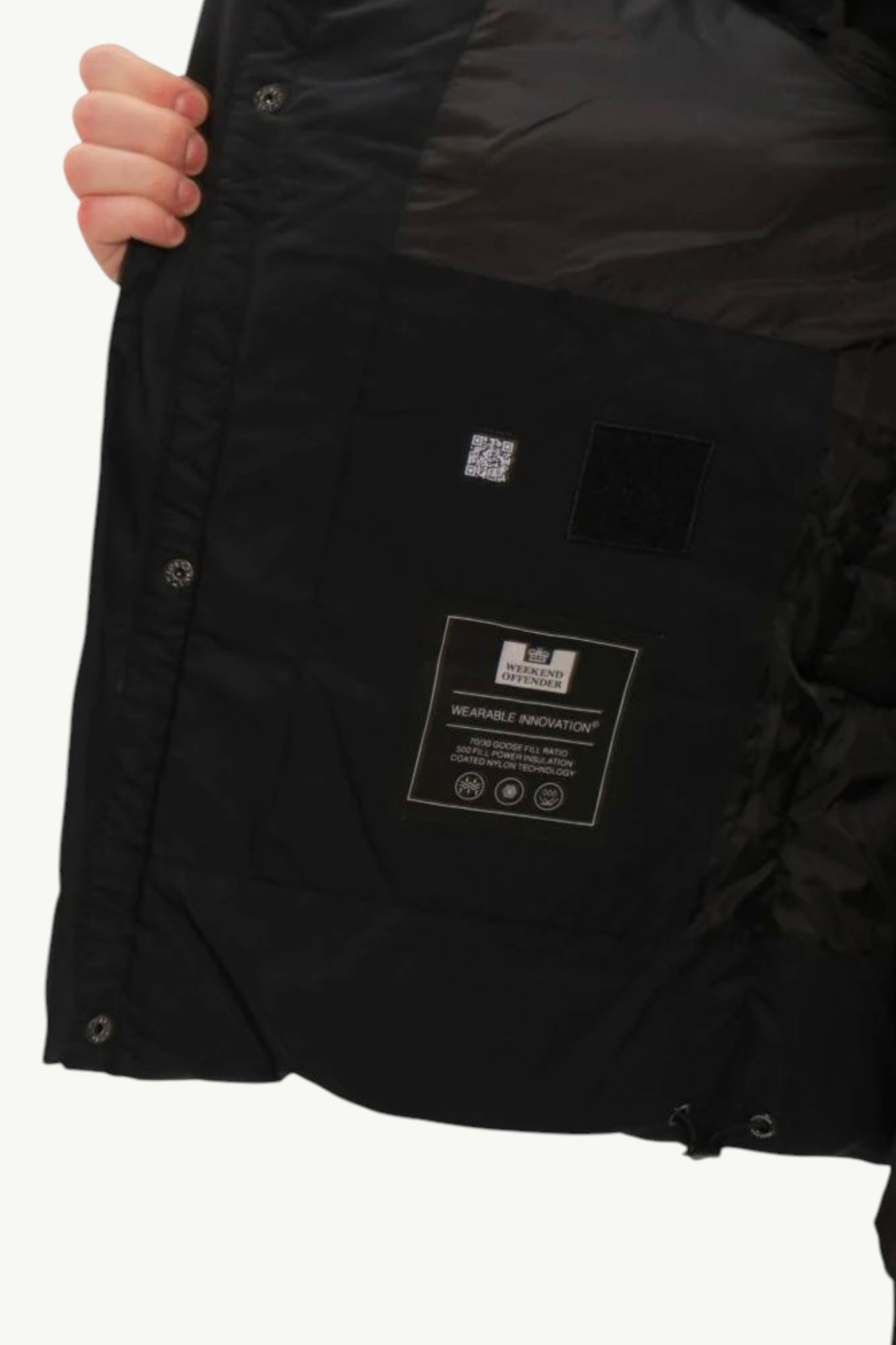 weekend-offender-storm-down-jacket-black-JKAW2314-5 Weekend Offender Storm Down Jacket Black JKAW2314-BLACK