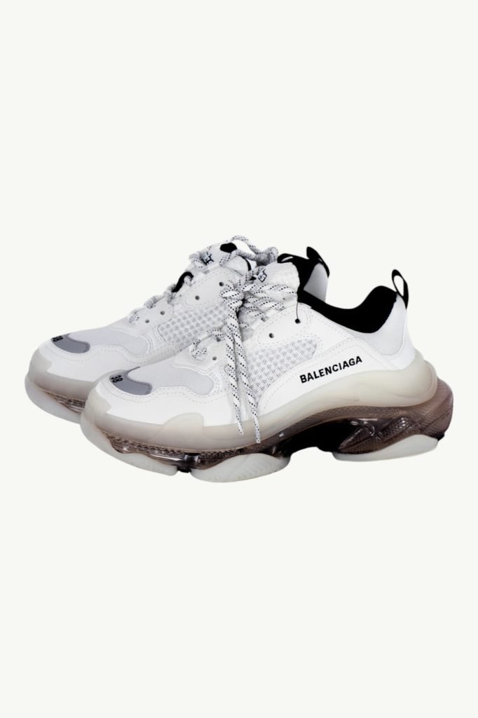 Balenciaga Triple S Clear Sole White Grey 544351W2GS1-9012