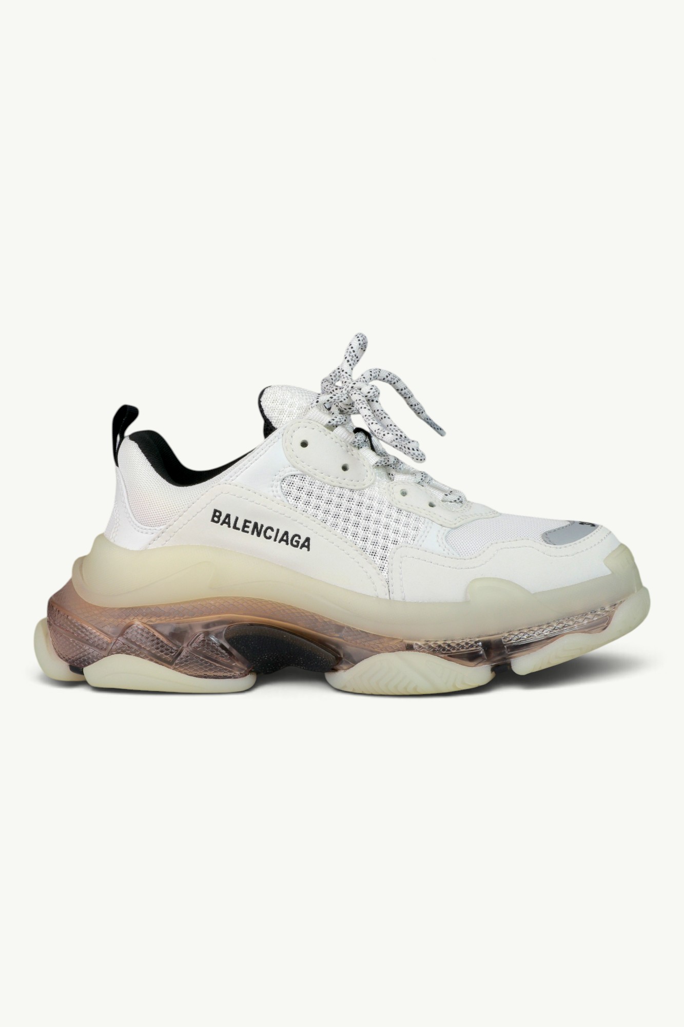 Кросівки Balenciaga Triple S Clear Sole White Grey - Купити