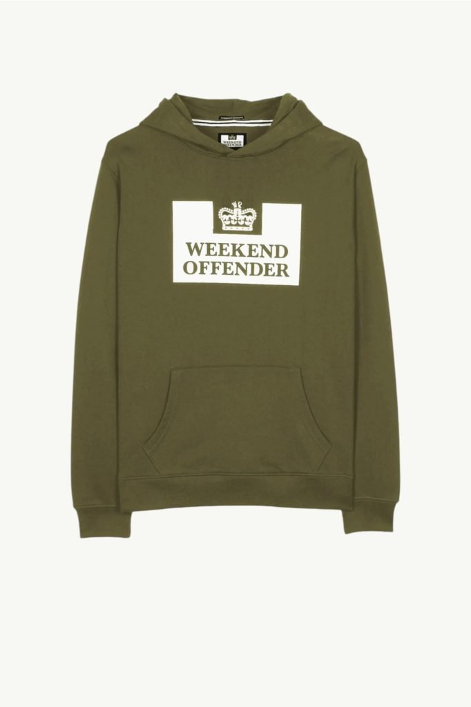 Weekend Offender Kids HM Service Classic Hoodie Black KIDSHDAW2207-DRKGREEN