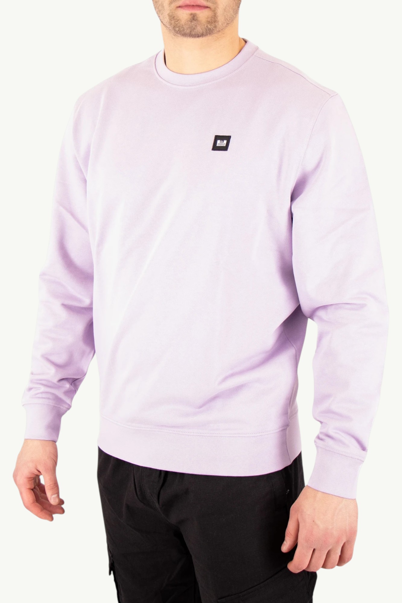 weekend-offender-ferrer-fleece-sweatshirt-periwinkle-SWSS2402-5 Weekend Offender Ferrer Fleece Sweatshirt Periwinkle SWSS2402