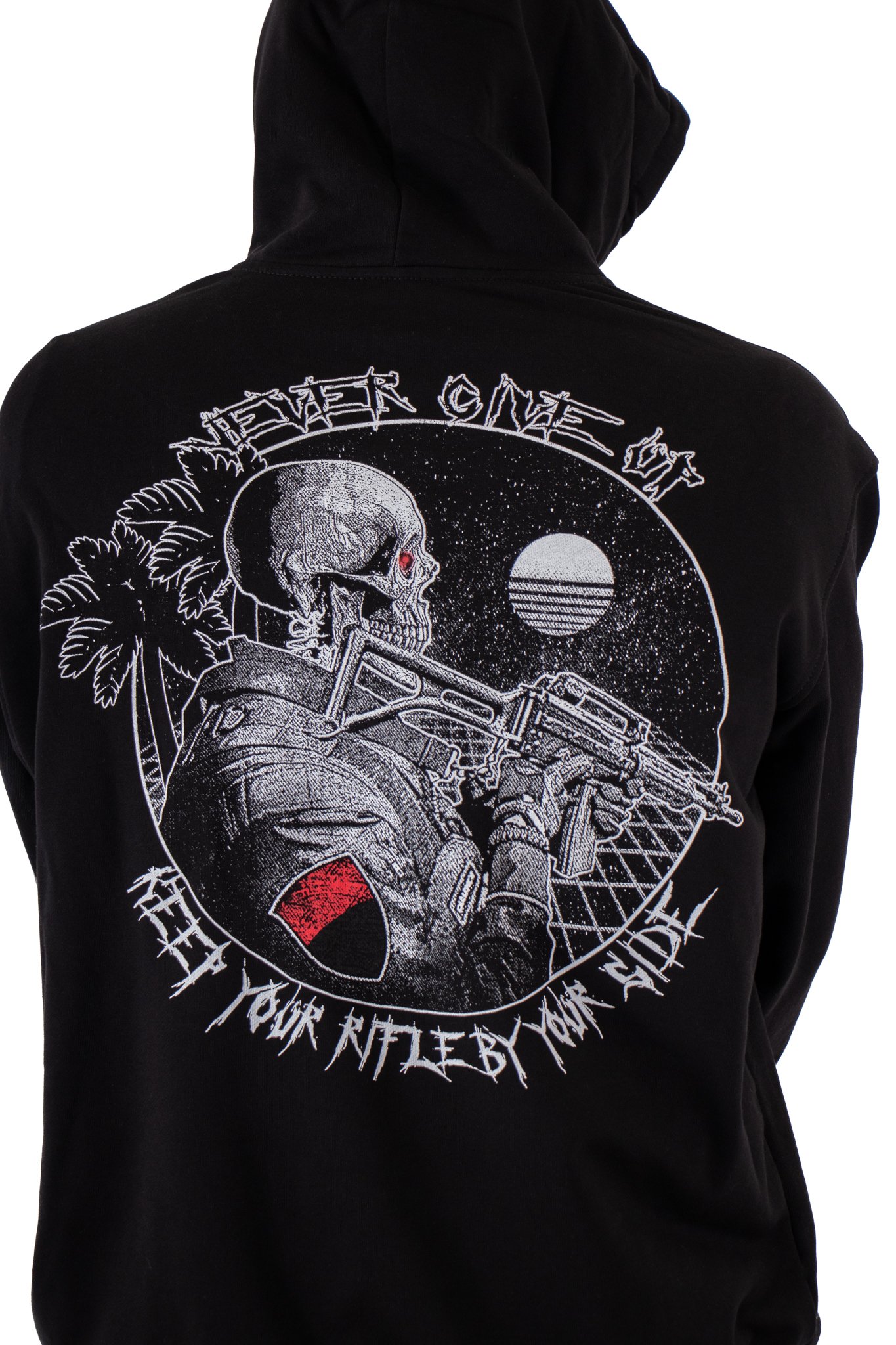 Худі Balls of Steel Never Give Up Graphic Hoodie Black-1 Худі Balls of Steel Never Give Up Graphic Hoodie Black