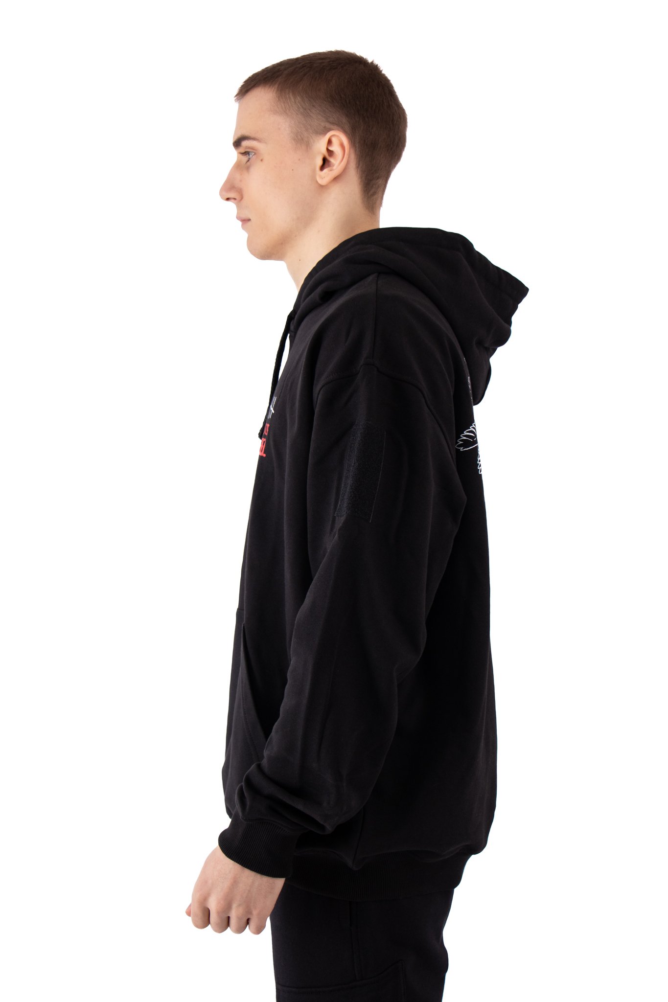 Худі Balls of Steel Never Give Up Graphic Hoodie Black-4 Худі Balls of Steel Never Give Up Graphic Hoodie Black