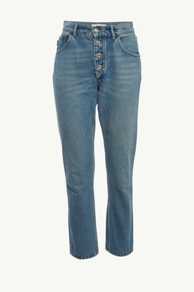 Balenciaga High Waisteded Jeans in Blue 556731-TDW15-4089