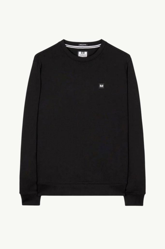 Weekend Offender Ferrer Fleece Sweatshirt Black