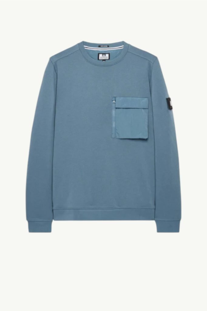 Weekend Offender Kids Neve Sweatshirt Baltic Blue KIDSSWAW2405-BALTBLUE