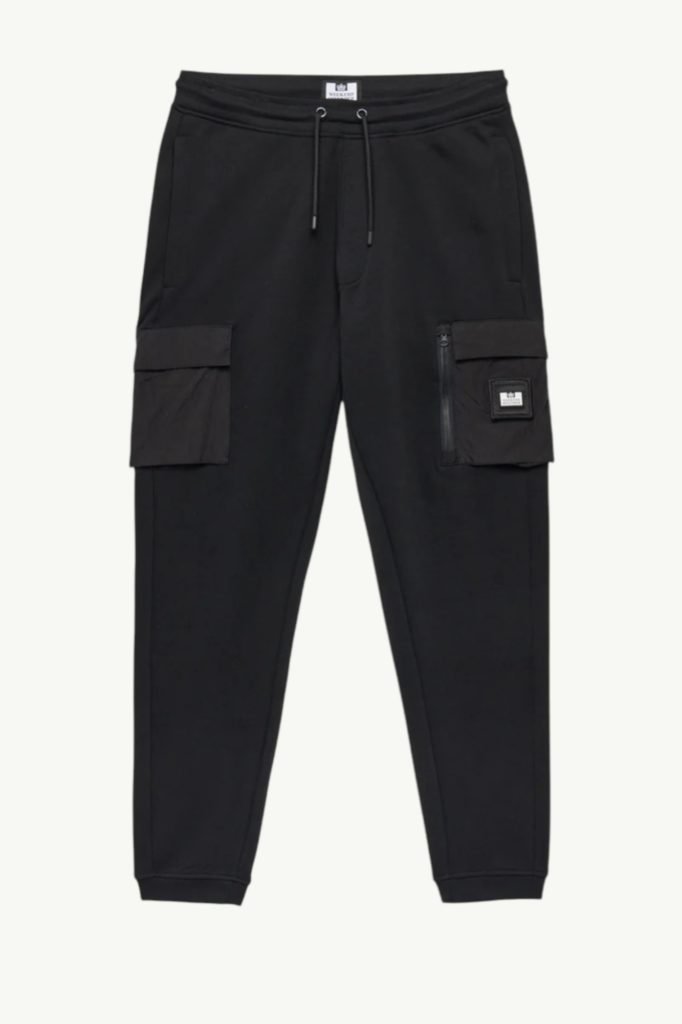 Weekend Offender Lippi Cargo Jogger Pants Black JPAW2402-BLACK