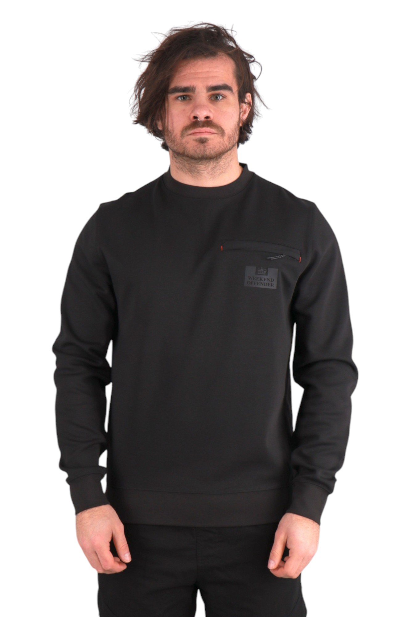 weekend-offender-paraiso-sweat-black-1 Світшот Weekend Offender Paraiso Sweatshirt Black