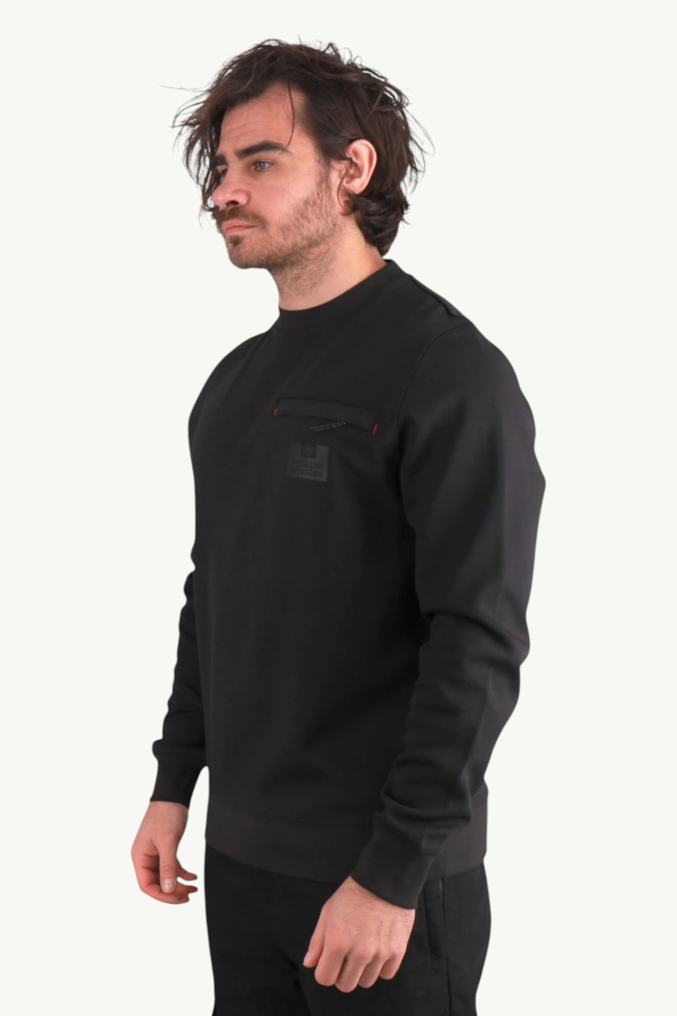 weekend-offender-paraiso-sweat-black-SWAW2417-2 Weekend Offender Paraiso Sweatshirt Black SWAW2417