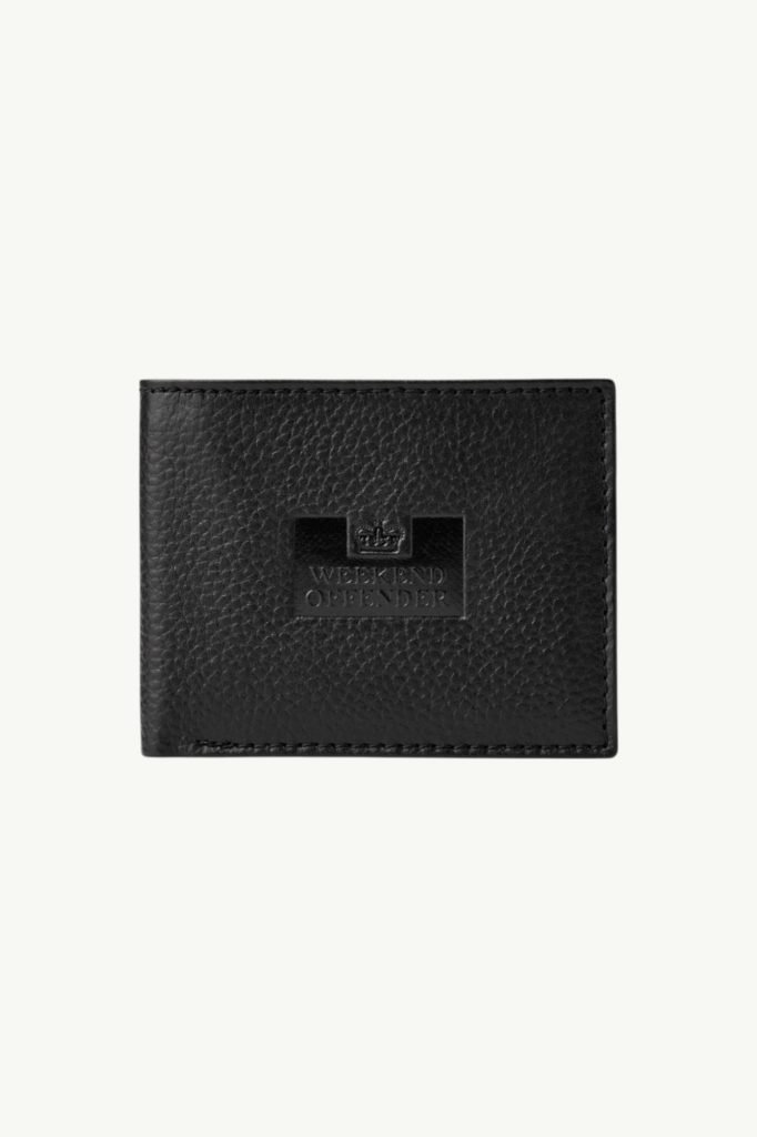 Weekend Offender Leather Billfold Wallet With Gift Box Black AC1021