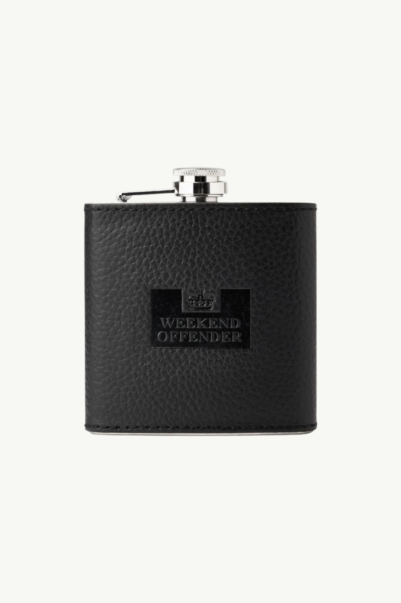weekend-offender-leather-billfold-wallet-with-gift-box-black-AC1024-1 Weekend Offender Leather Hip Flask With Gift Box Black AC1024