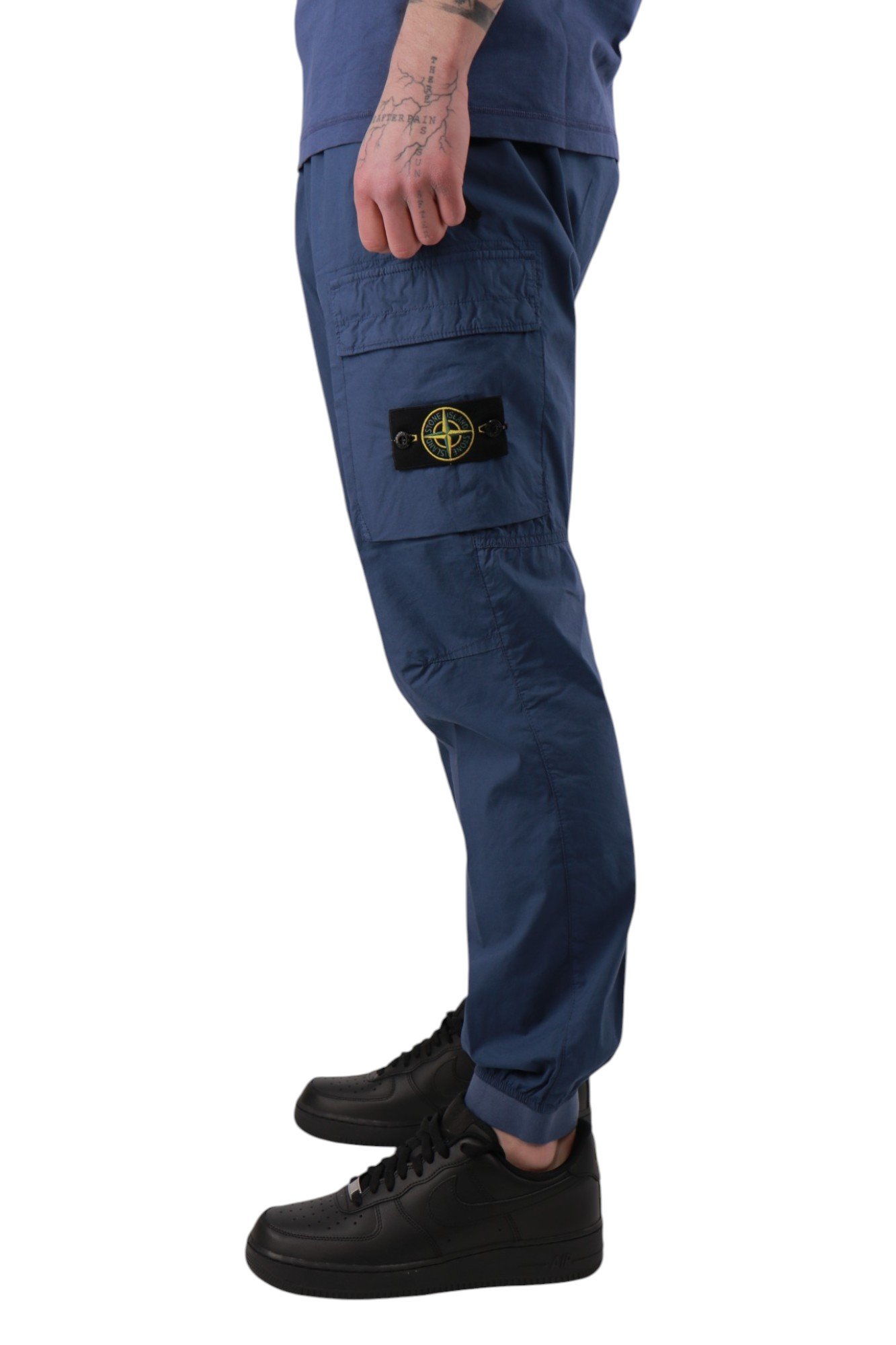 stone-island-stretch-cotton-tela-paracadute-cargo-pant-blue-marine-k1s153100031s0003v0028-3 Штани Stone Island Stretch Cotton Tela 'Paracadute' Cargo Pant Blue Marine