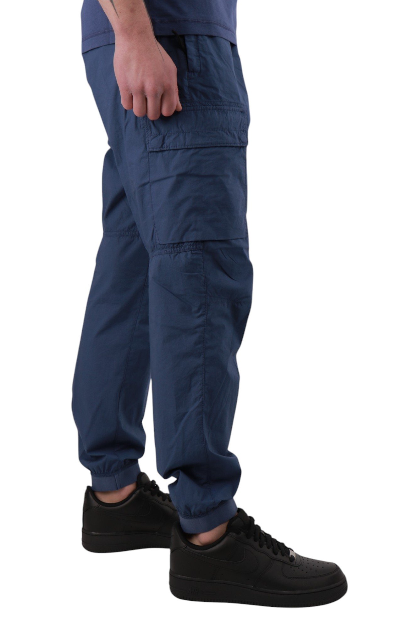 stone-island-stretch-cotton-tela-paracadute-cargo-pant-blue-marine-k1s153100031s0003v0028-4 Штани Stone Island Stretch Cotton Tela 'Paracadute' Cargo Pant Blue Marine