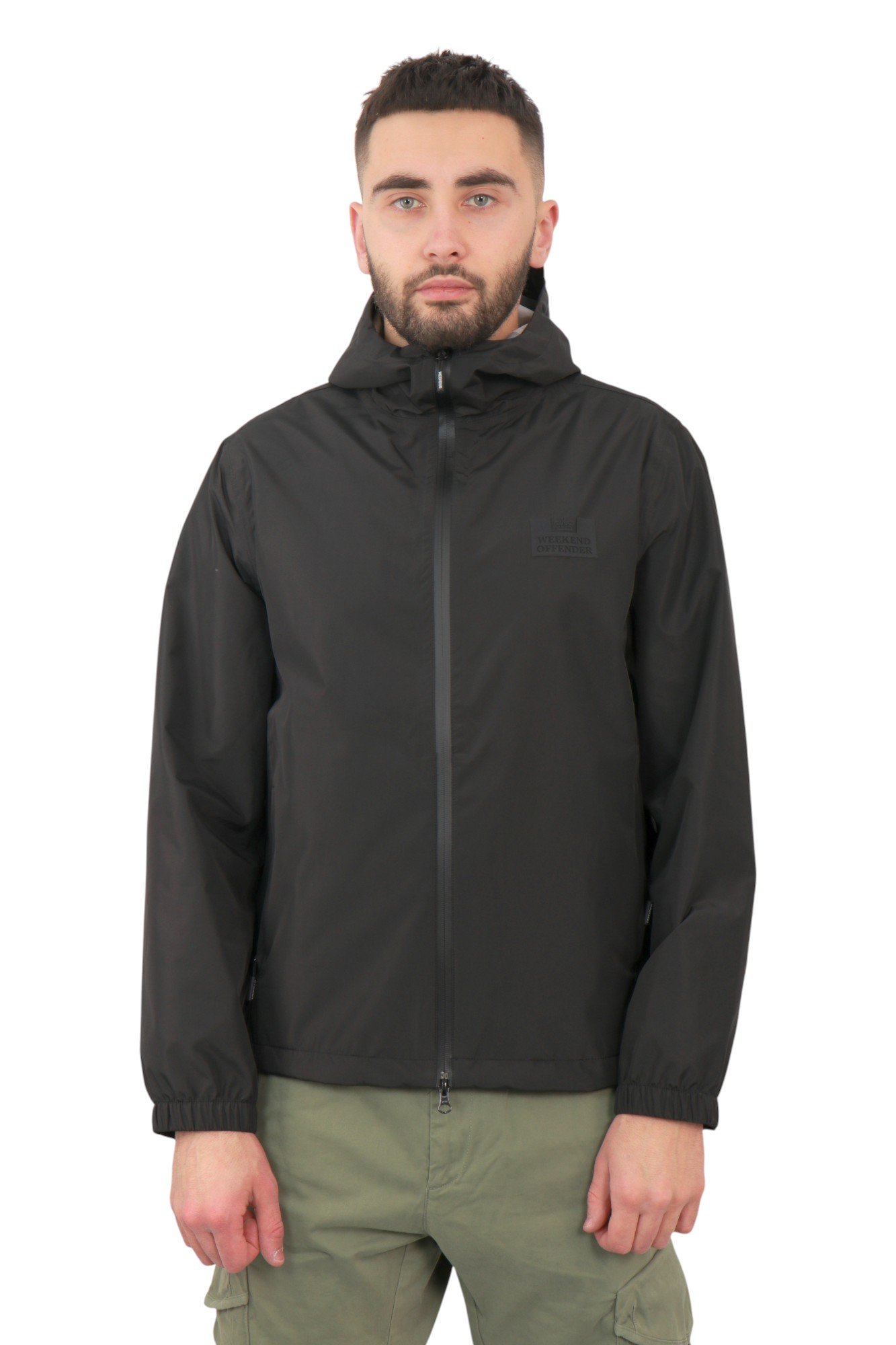 weekend-offender-football-festivals-waterproof-pack-away-jacket-black-1 Куртка Weekend Offender Football + Festivals Waterproof Pack Away Jacket Black