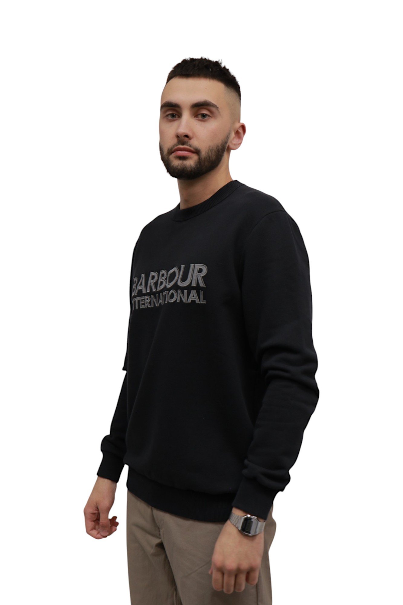 barbour-international-sweatshirt-black-2 Barbour International Sweatshirt Black MOL0669BK11