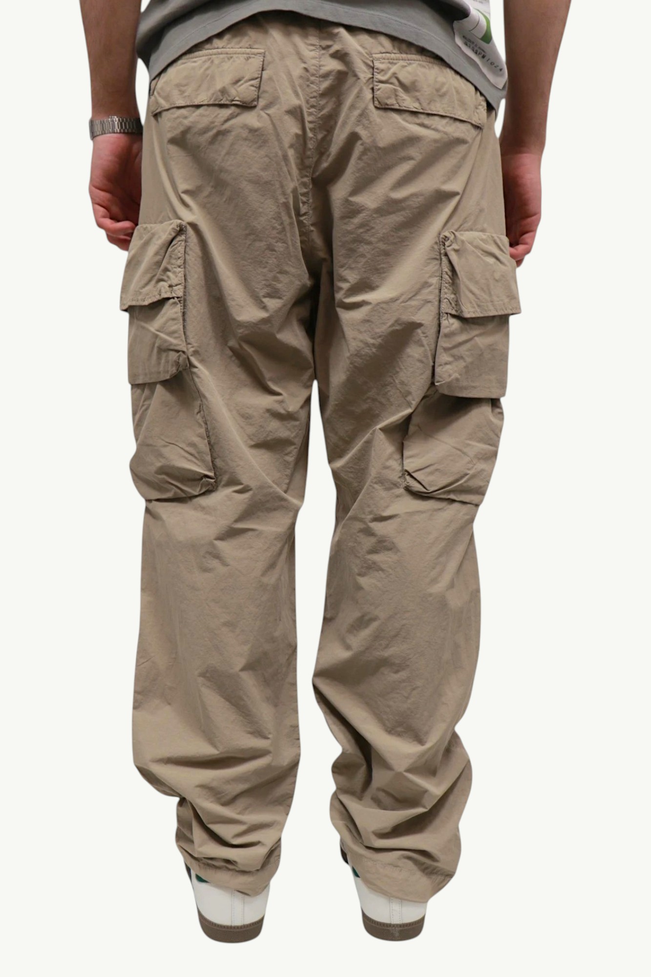 Штани C.P. Company Flatt Nylon Cargo Pants Vintage Khaki - Beige 