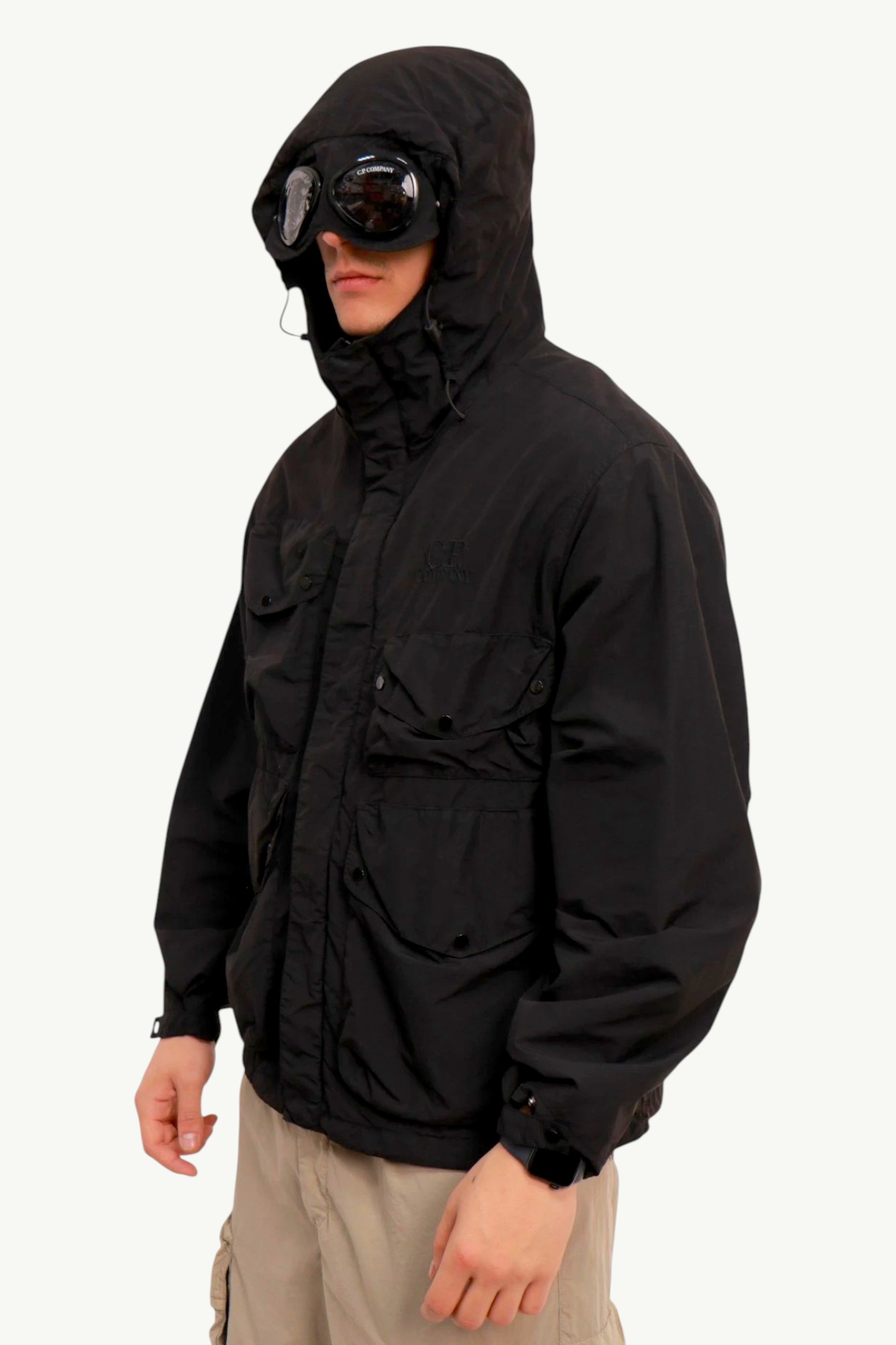 ジャケット・アウター C.P COMPANY Куртка C.P. Company Flatt Nylon Goggle Jacket Black - 221B Store