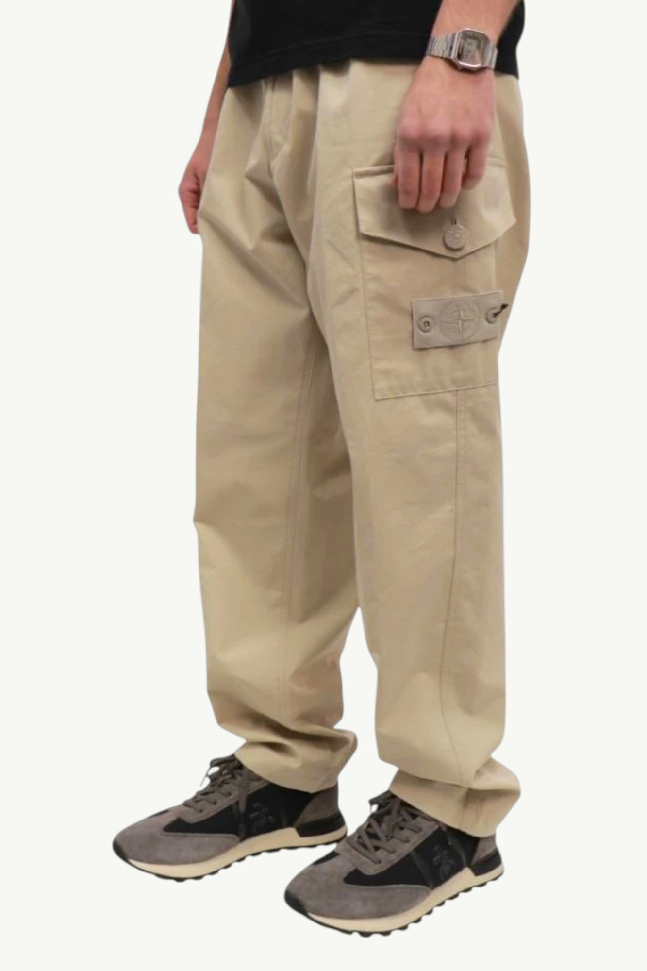 Штани Stone Island Ghost Cargo Pants Beige - Оригінал Україна