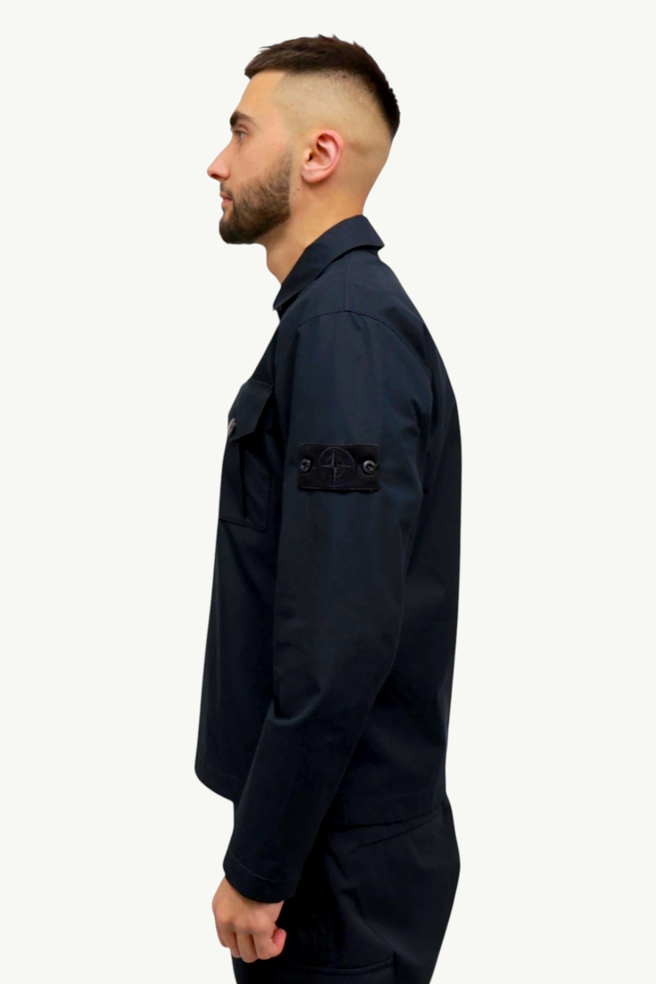 stone-island-ghost-weatherproof-cotton-canvas-jacket-navy-k1s151200007s00f1-v0020-3 Stone Island Ghost Weatherproof Cotton Canvas Jacket Navy K1S151200007-S00F1-V0020
