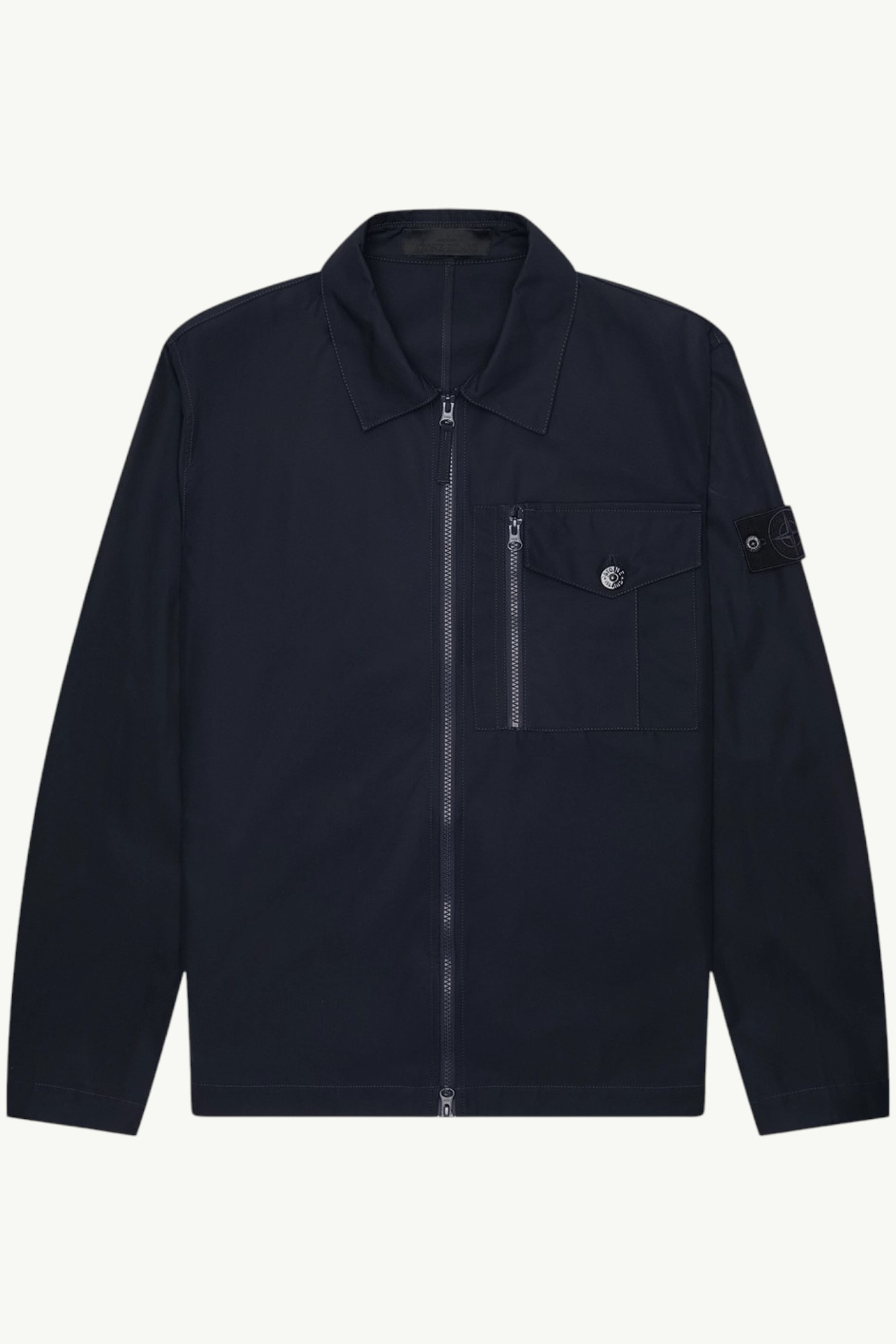 Stone Island Ghost Weatherproof Cotton Canvas Jacket Navy - K1S151200007-S00F1-V0020