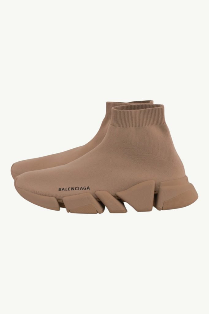 Balenciaga Speed 2.0 Recycled Knit Sneaker in Beige 617196W2DB19710