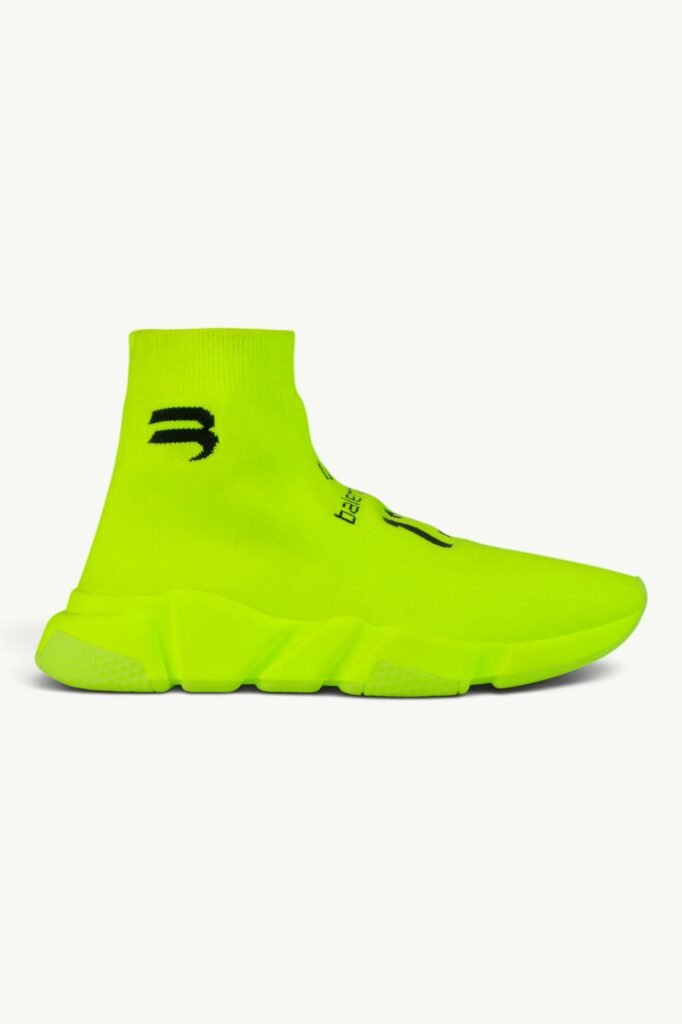 Balenciaga Speed LT Soccer Spreed In Fluo Yellow 645729W2DBV7310