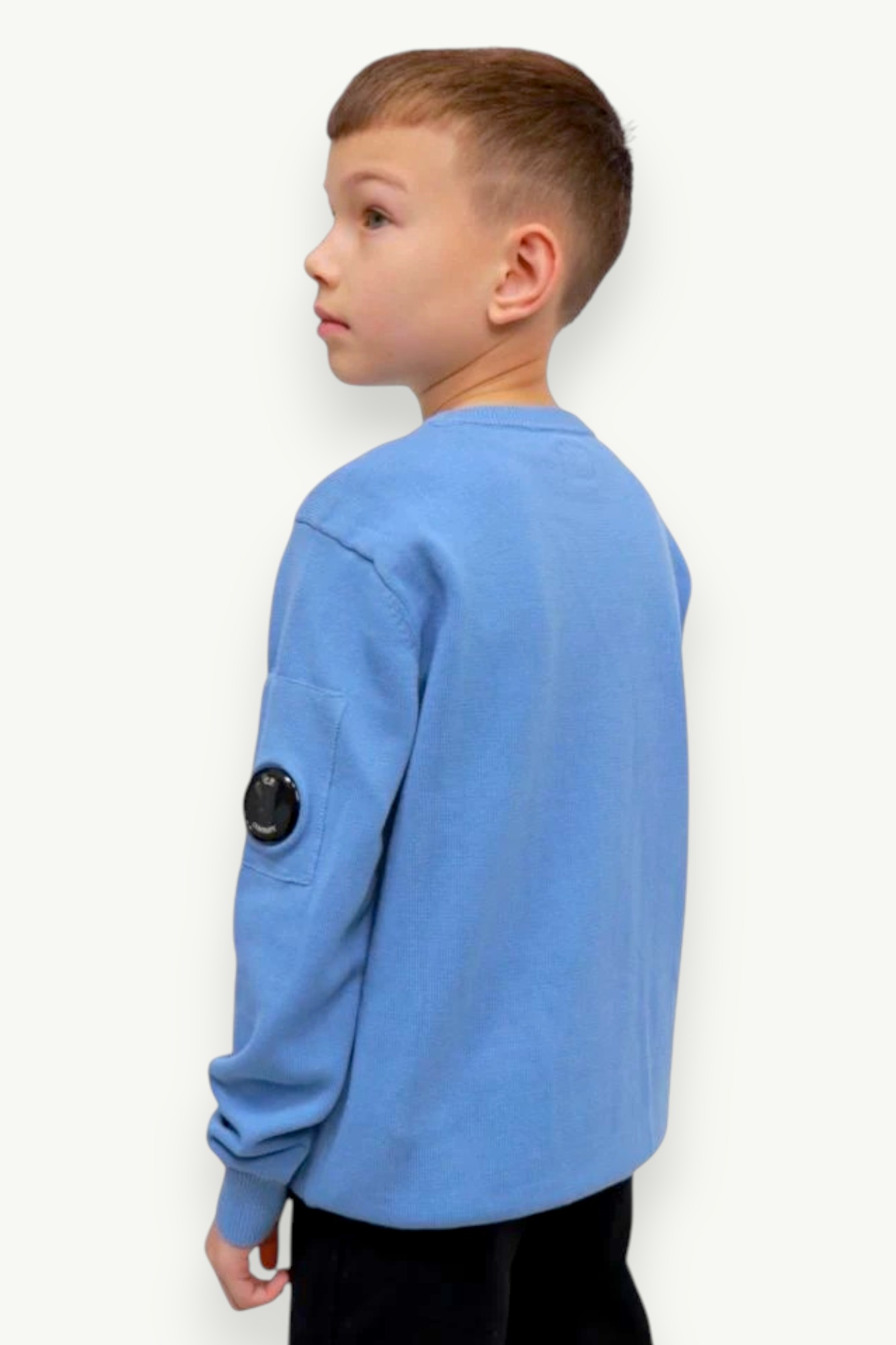 cp-company-cotton-knitted-crewneck-sweatshirt-blue-18ckkn114b00lhe62-857-4 C.P. Company Cotton Knitted Crewneck Sweatshirt Blue 18CKKN114B-00LHE62-857