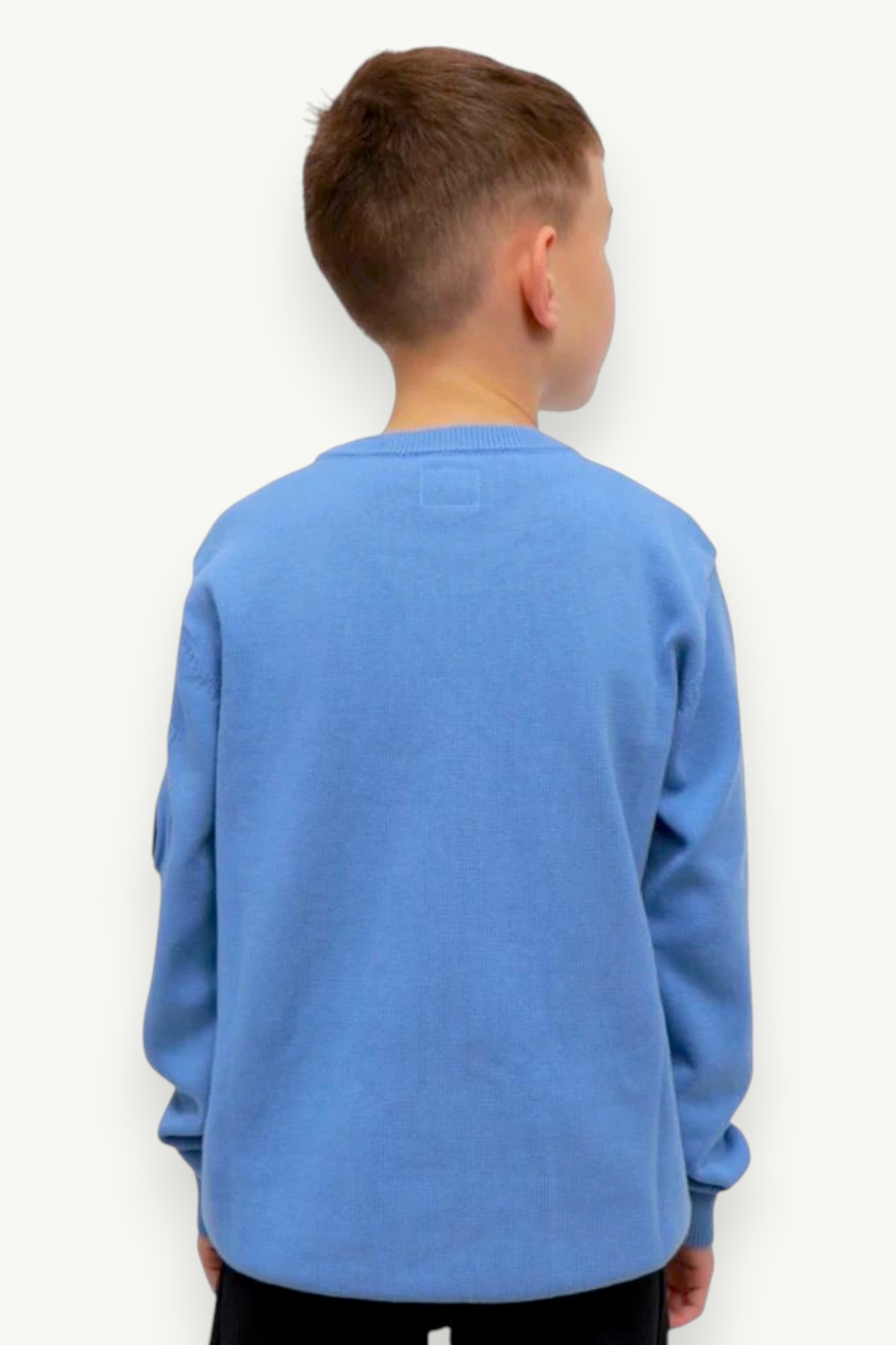 cp-company-cotton-knitted-crewneck-sweatshirt-blue-18ckkn114b00lhe62-857-5 C.P. Company Cotton Knitted Crewneck Sweatshirt Blue 18CKKN114B-00LHE62-857