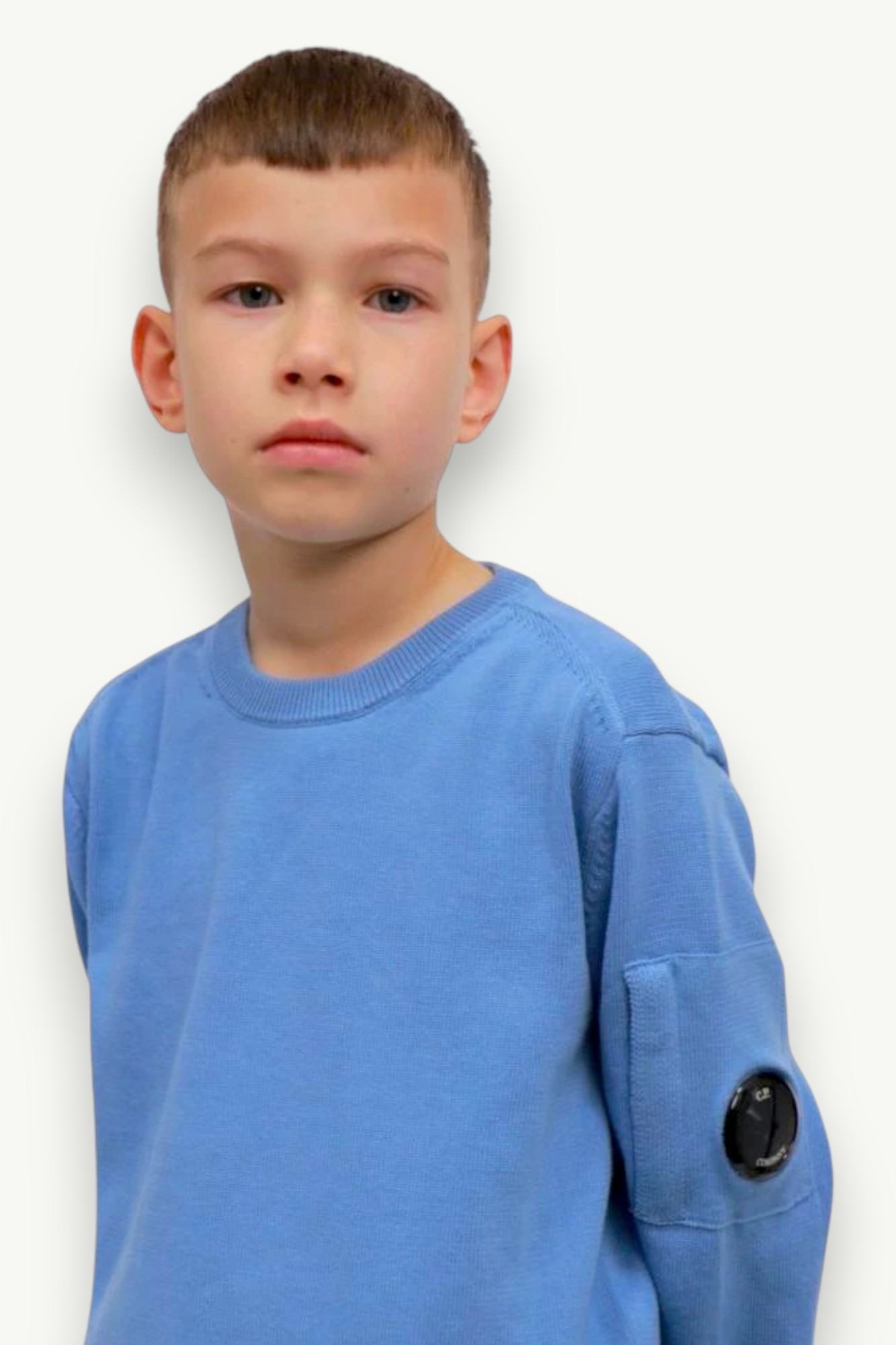 cp-company-cotton-knitted-crewneck-sweatshirt-blue-18ckkn114b00lhe62-857-7 C.P. Company Cotton Knitted Crewneck Sweatshirt Blue 18CKKN114B-00LHE62-857