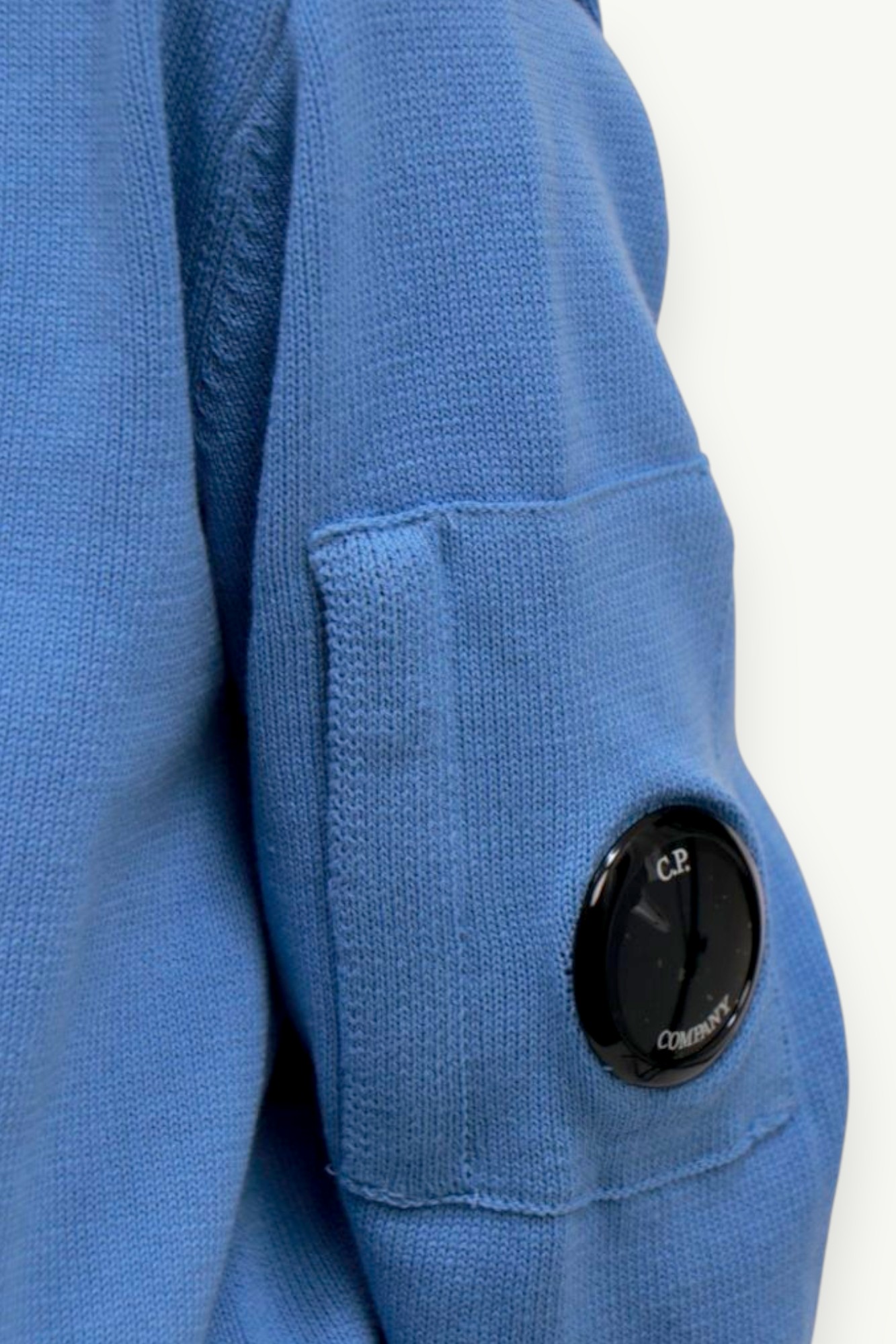 cp-company-cotton-knitted-crewneck-sweatshirt-blue-18ckkn114b00lhe62-857-8 C.P. Company Cotton Knitted Crewneck Sweatshirt Blue 18CKKN114B-00LHE62-857