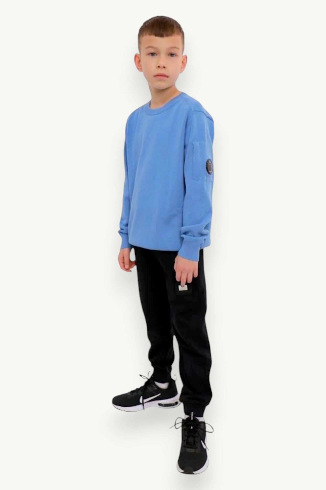 cp-company-cotton-knitted-crewneck-sweatshirt-blue-18ckkn114b00lhe62-857-9 C.P. Company Cotton Knitted Crewneck Sweatshirt Blue 18CKKN114B-00LHE62-857