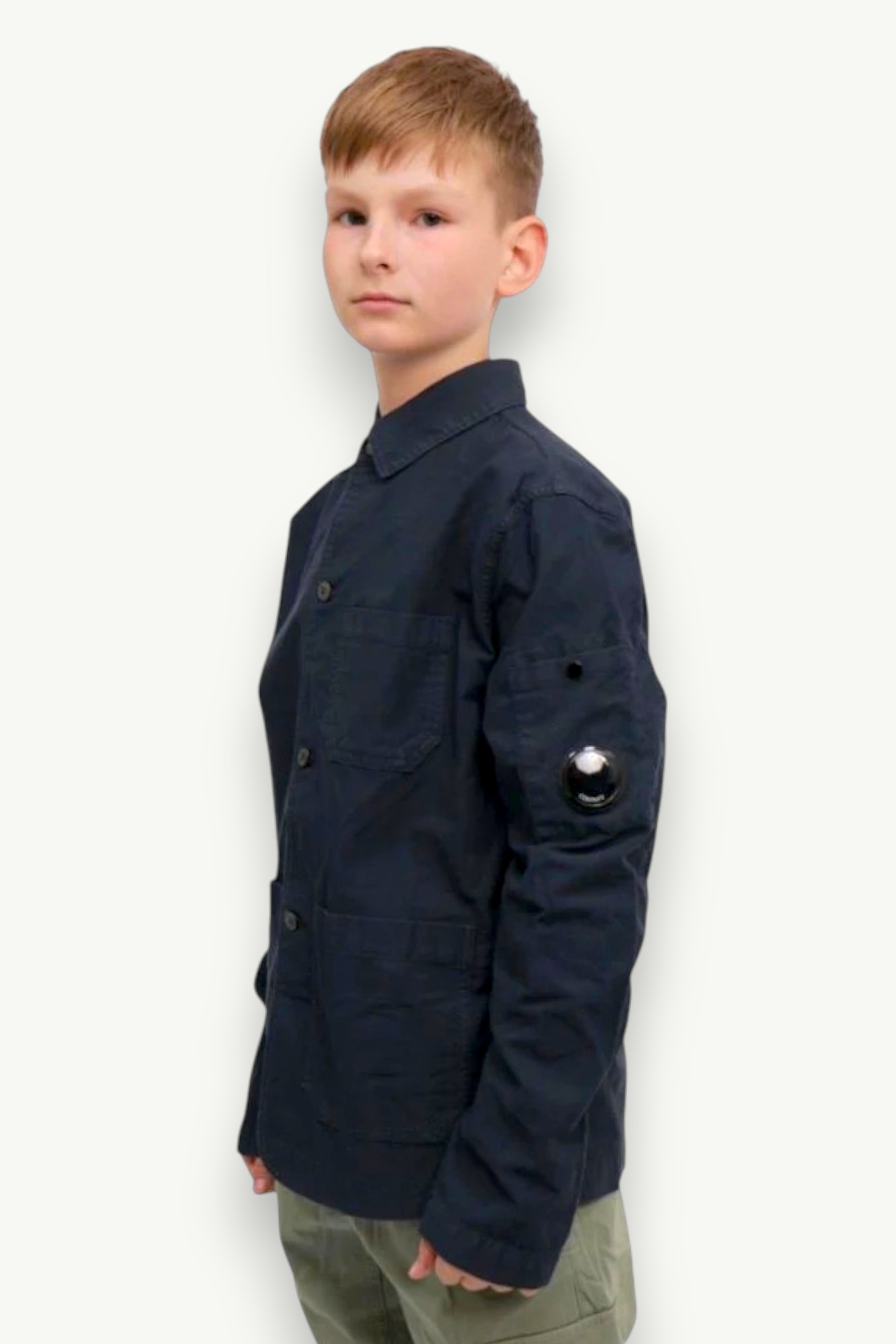 C.P. Company Cotton/Linen Jacket Eclipse Blue 18CKOW054C-00LZC00-888
