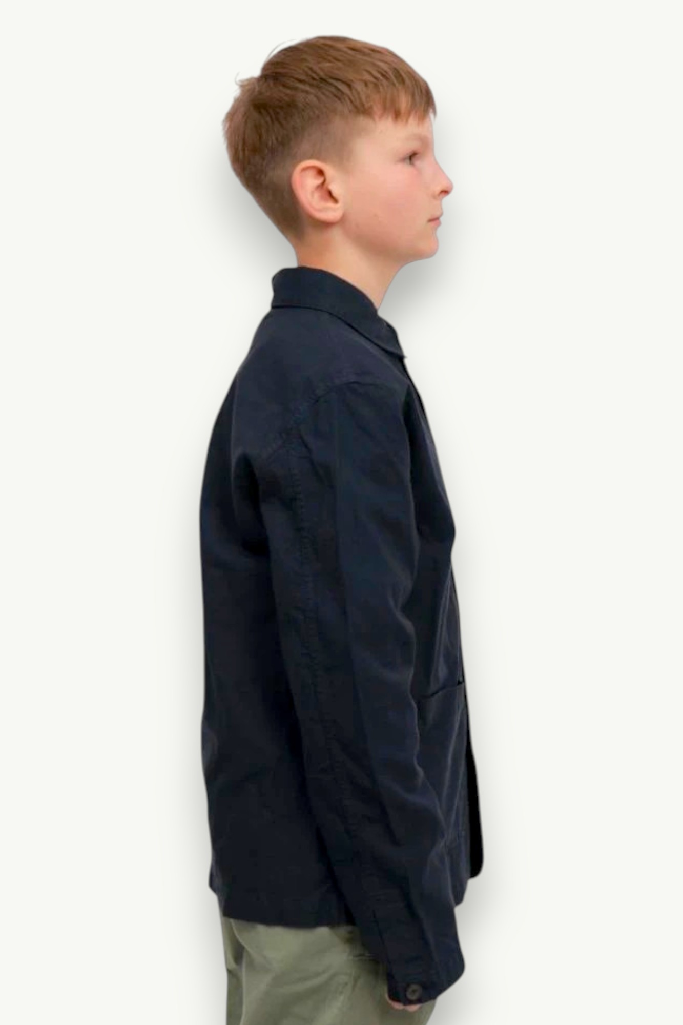 C.P. Company Cotton/Linen Jacket Eclipse Blue 18CKOW054C-00LZC00-888