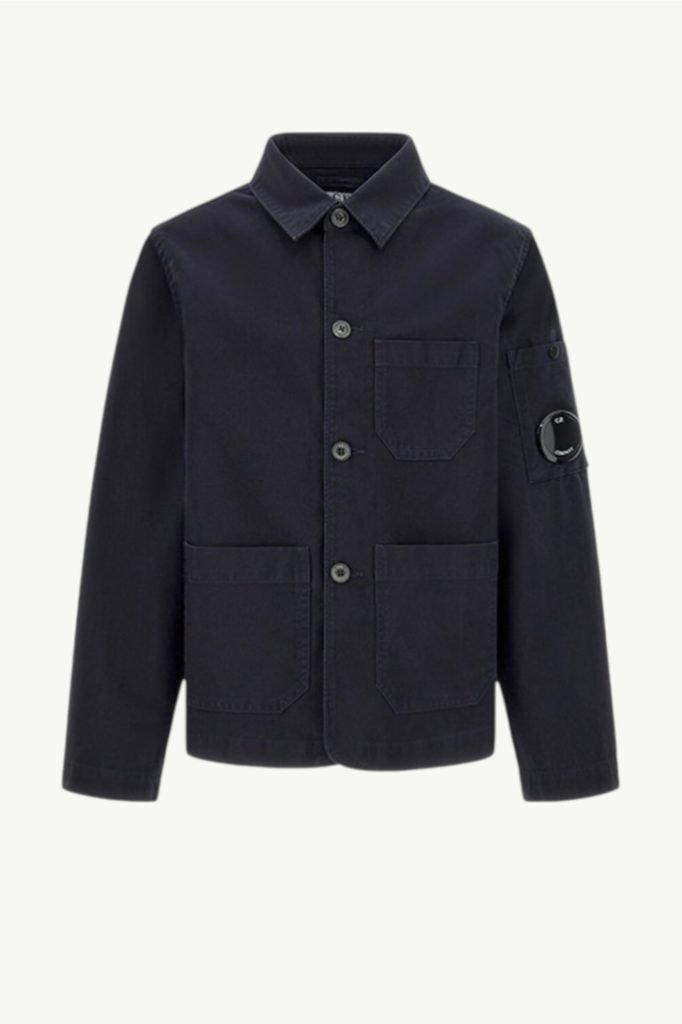 Куртка C.P. Company Cotton/Linen Jacket Eclipse Blue 18CKOW054C-00LZC00-888