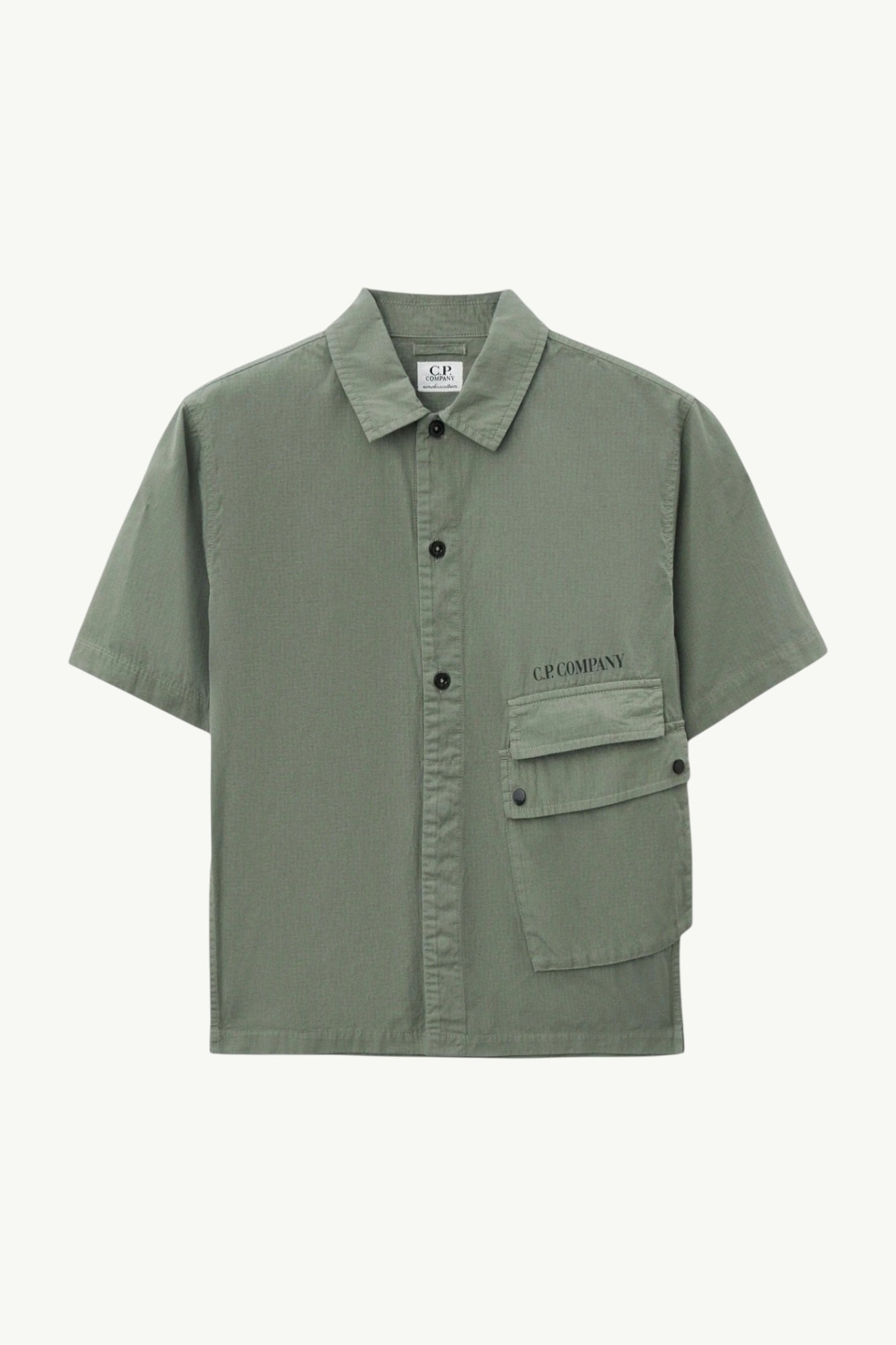 C.P. Company Cotton Shirt Thyme/Green - 18CKSH062C-00LZC02-669