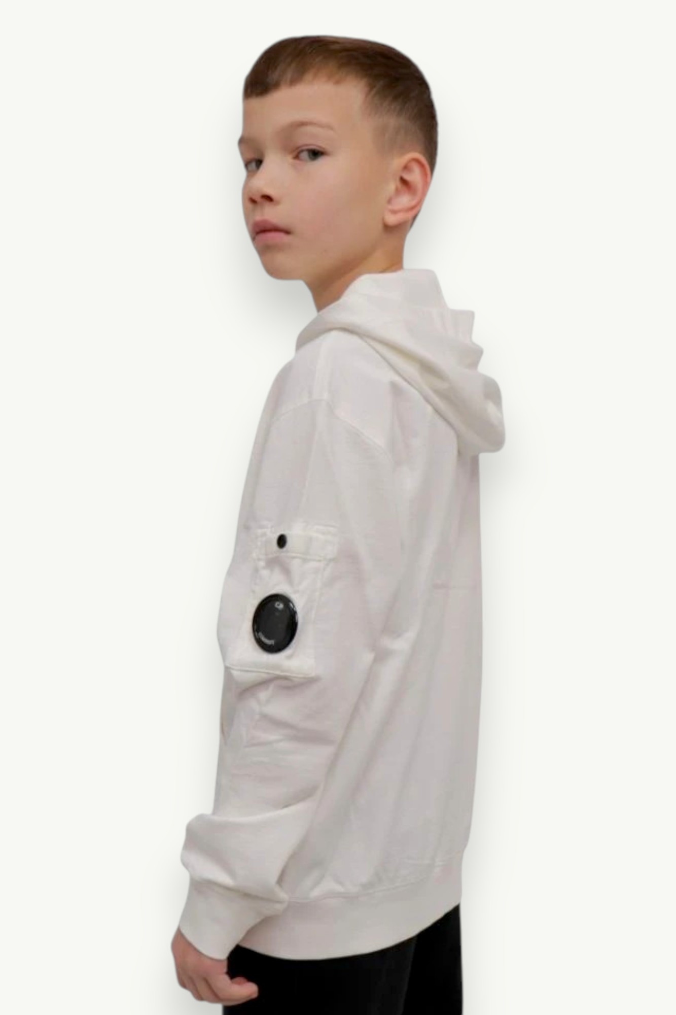 C.P. Company Full Zip Hooded White 18CKSS007C-00LCC02-103