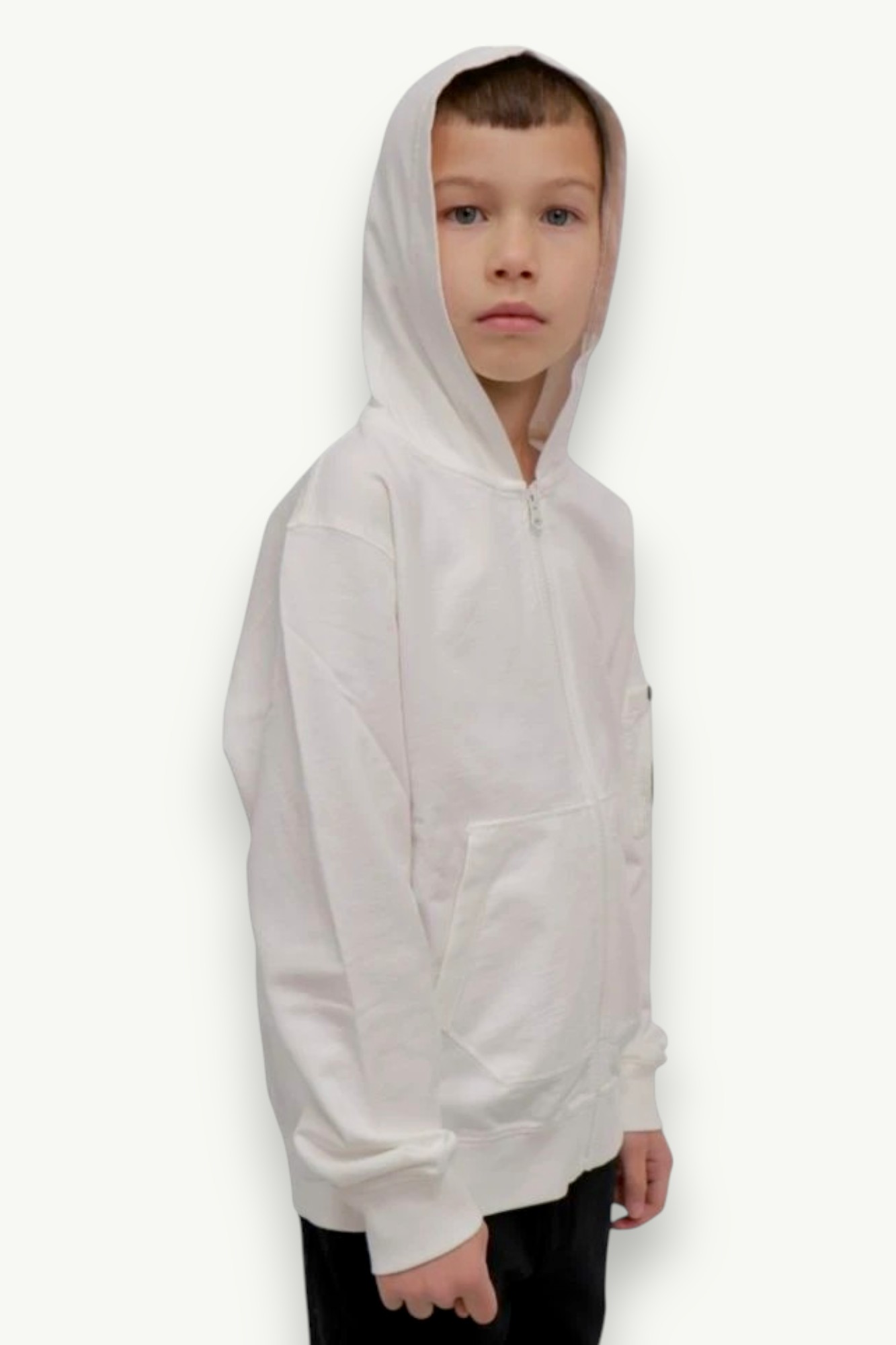 C.P. Company Full Zip Hooded White 18CKSS007C-00LCC02-103