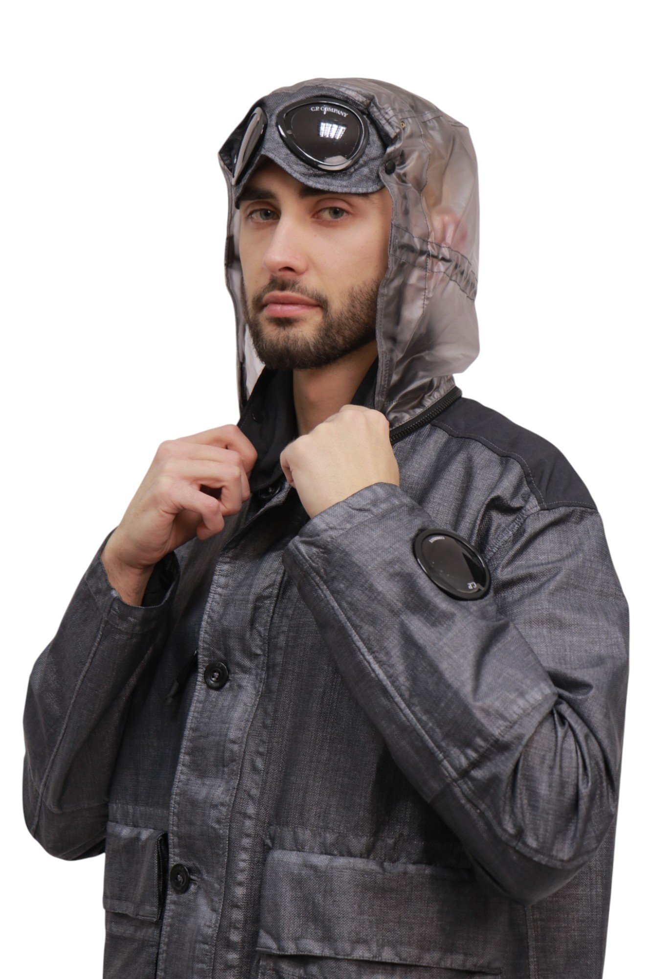 cp-company-rafia-mille-jacket-smoked-pearl-grey18cmow224a110318g935-8 C.P. Company Rafia Mille Jacket Smoked Pearl / Grey 18CMOW224A-110318G-935