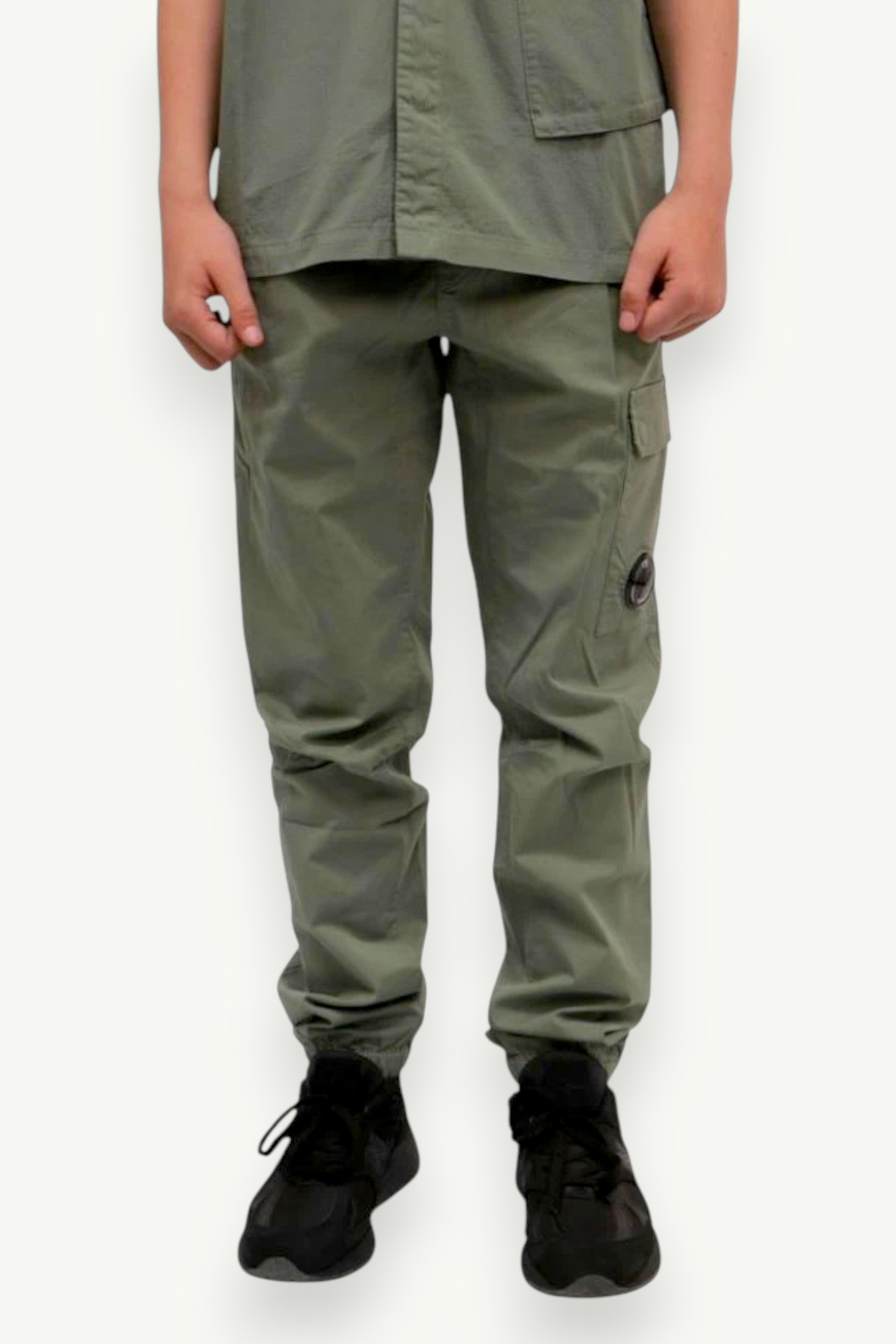 C.P. Company Stretch Sateen Pants Thyme/Green 18CKPA088C-00LRC05-669