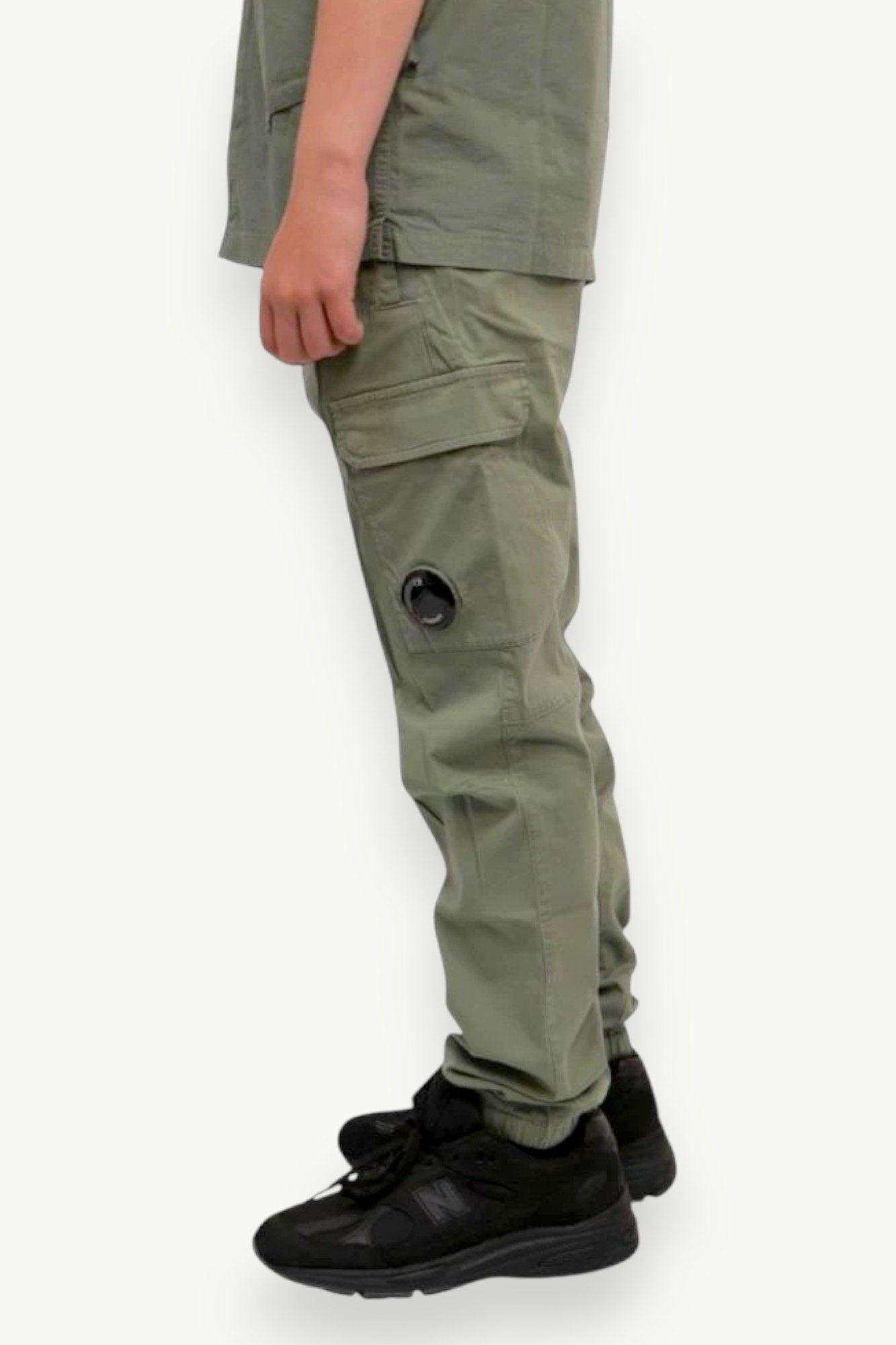 C.P. Company Stretch Sateen Pants Thyme/Green 18CKPA088C-00LRC05-669