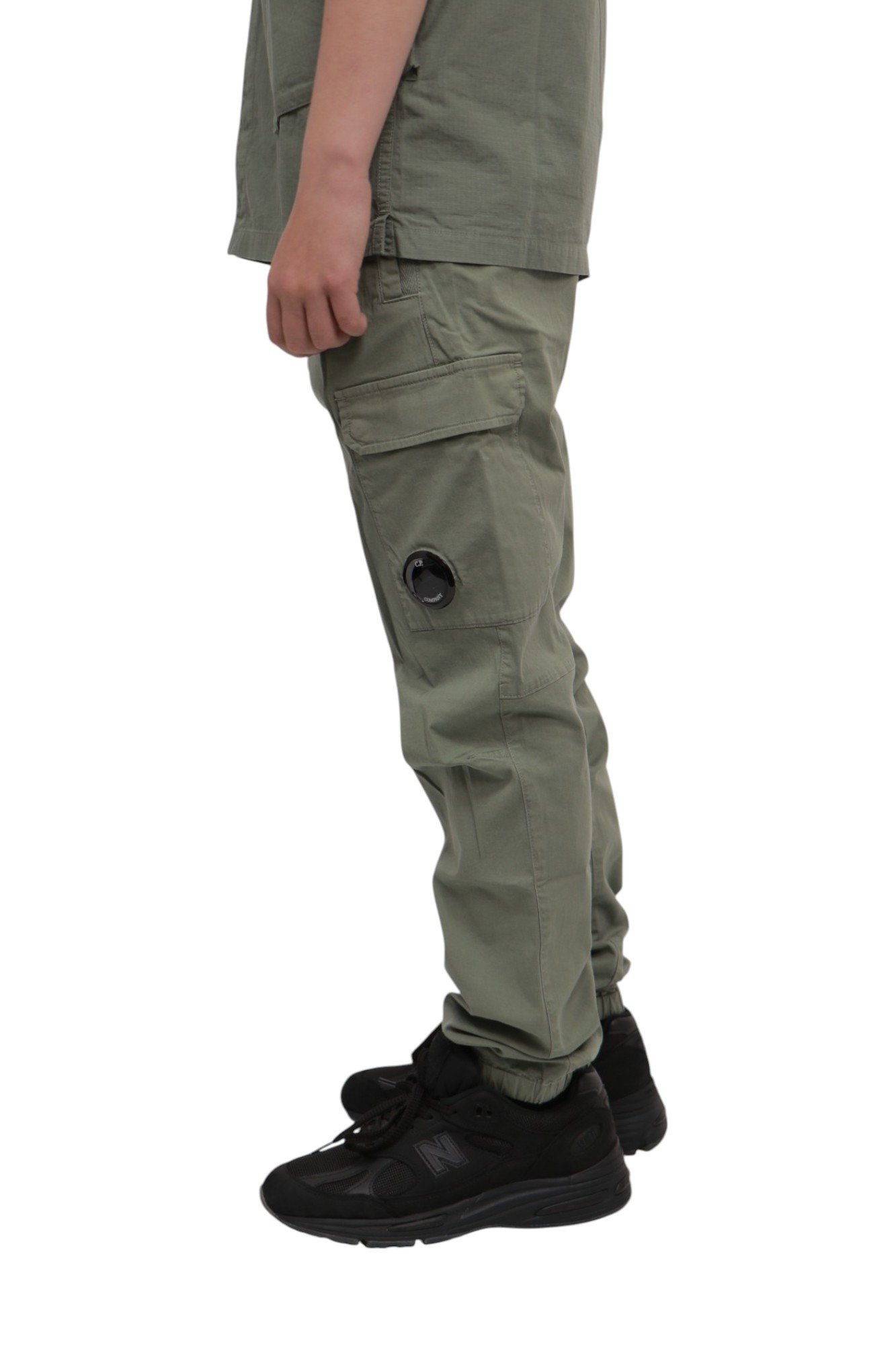 cp-company-stretch-sateen-pants-thyme-green-3 C.P. Company Stretch Sateen Pants Thyme/Green 18CKPA088C-00LRC05-669