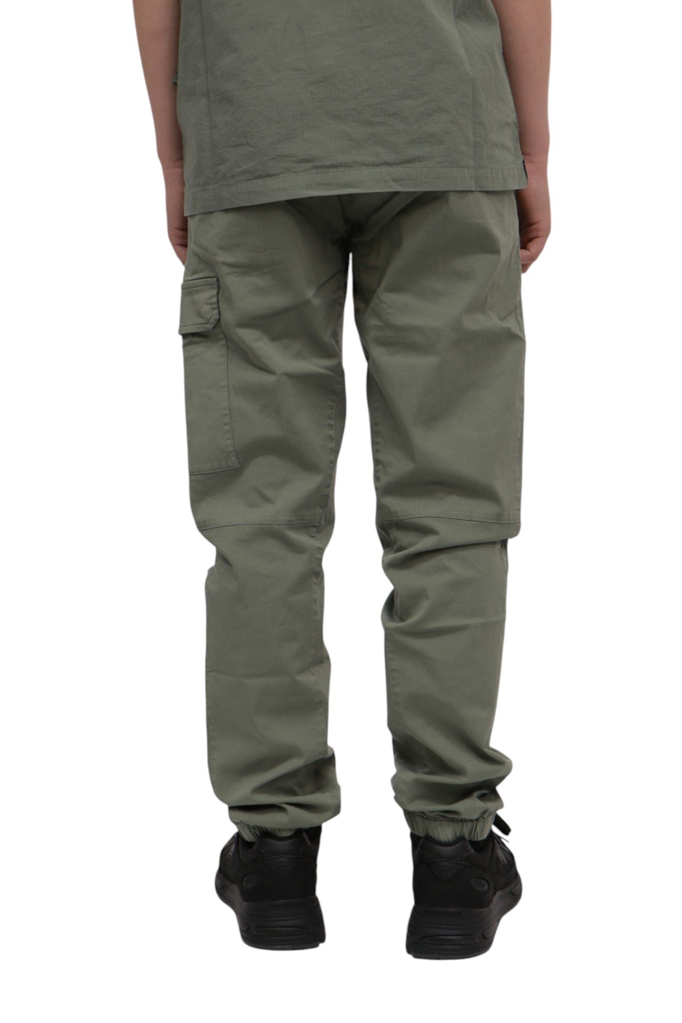 cp-company-stretch-sateen-pants-thyme-green-5 C.P. Company Stretch Sateen Pants Thyme/Green 18CKPA088C-00LRC05-669