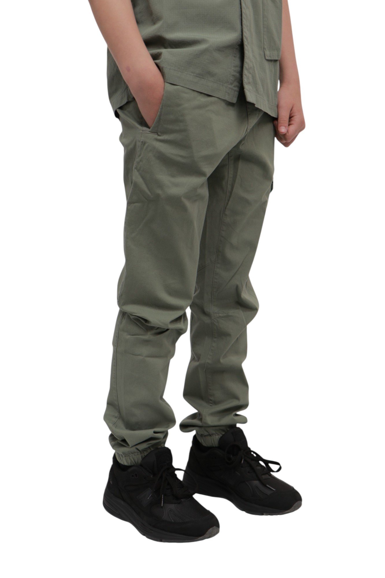 cp-company-stretch-sateen-pants-thyme-green-7 C.P. Company Stretch Sateen Pants Thyme/Green 18CKPA088C-00LRC05-669