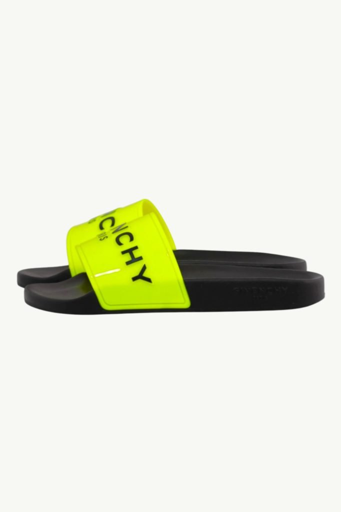 Givenchy Slide Sandal Fluo Yellow BH300HH0UC-73440